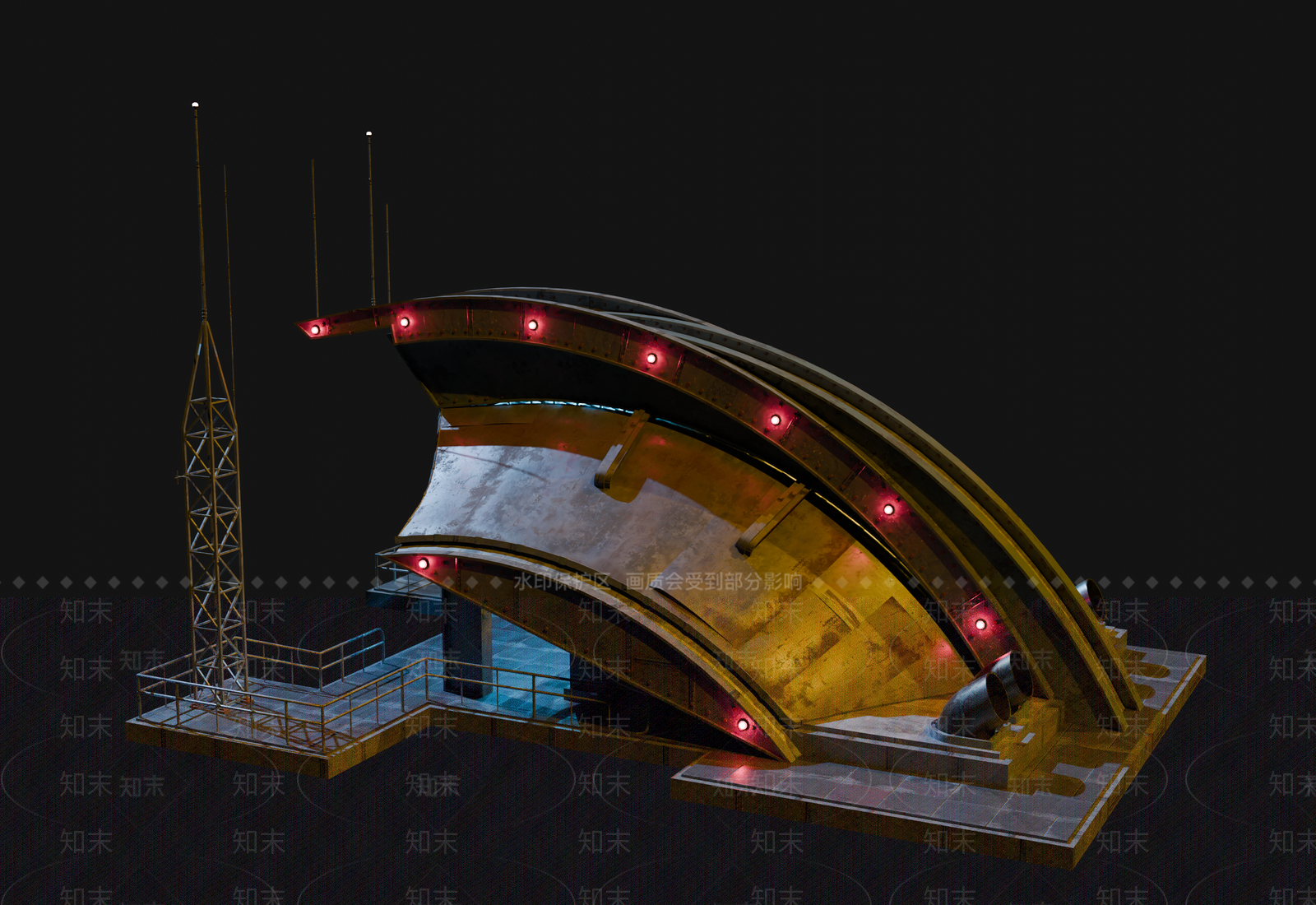 现代风格建筑SU模型下载【ID:1193074969】