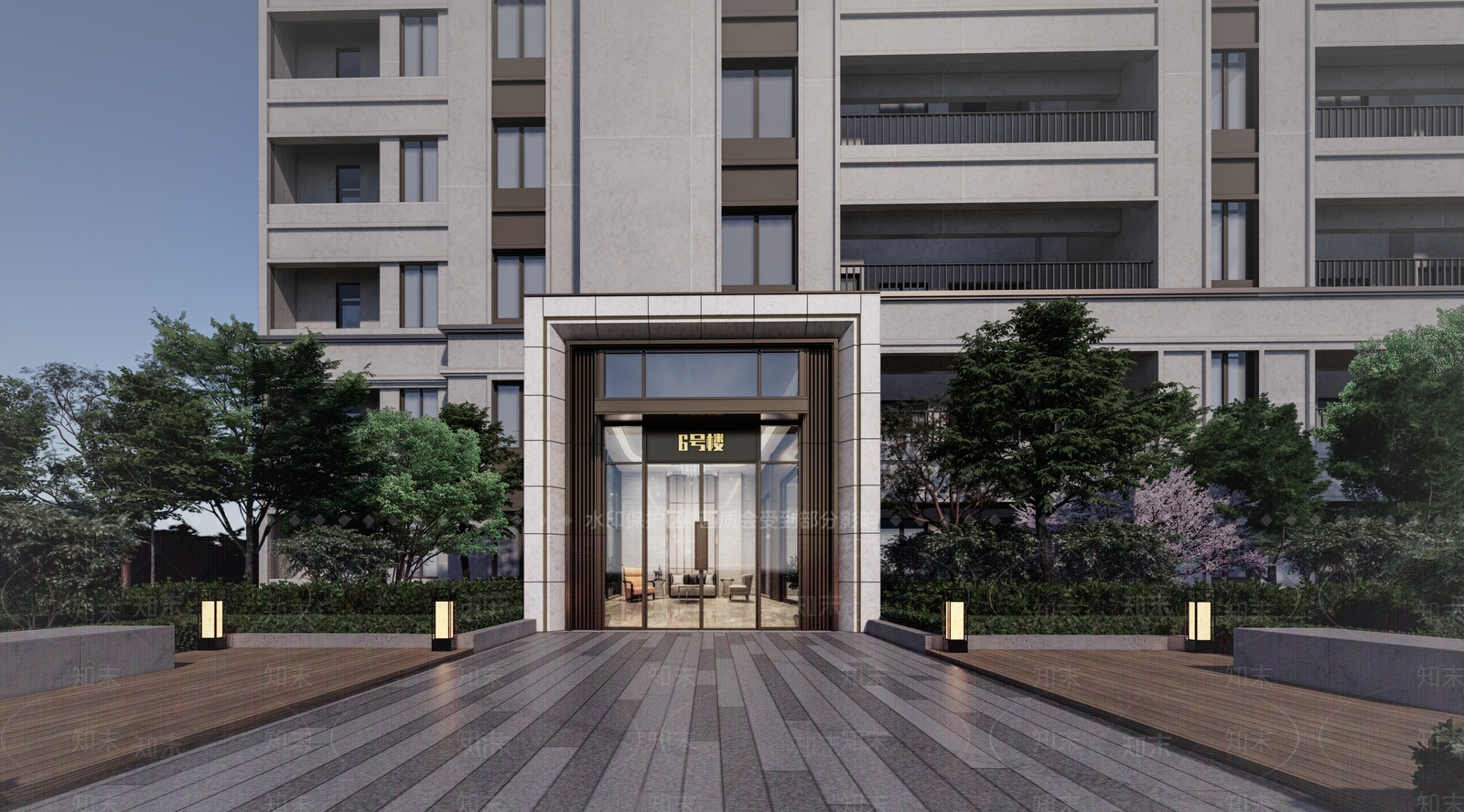 现代美式其他门SU模型下载【ID:1193075171】