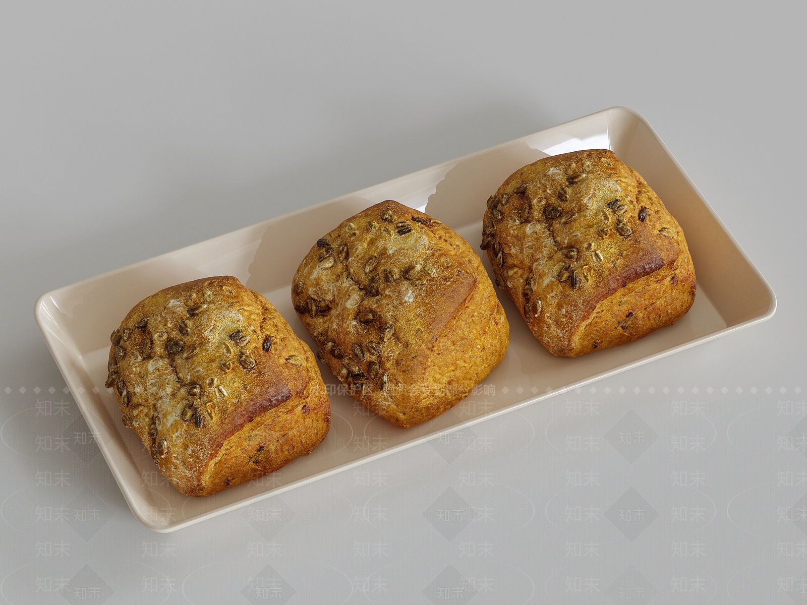 酒水食物3D模型下载【ID:1193075193】