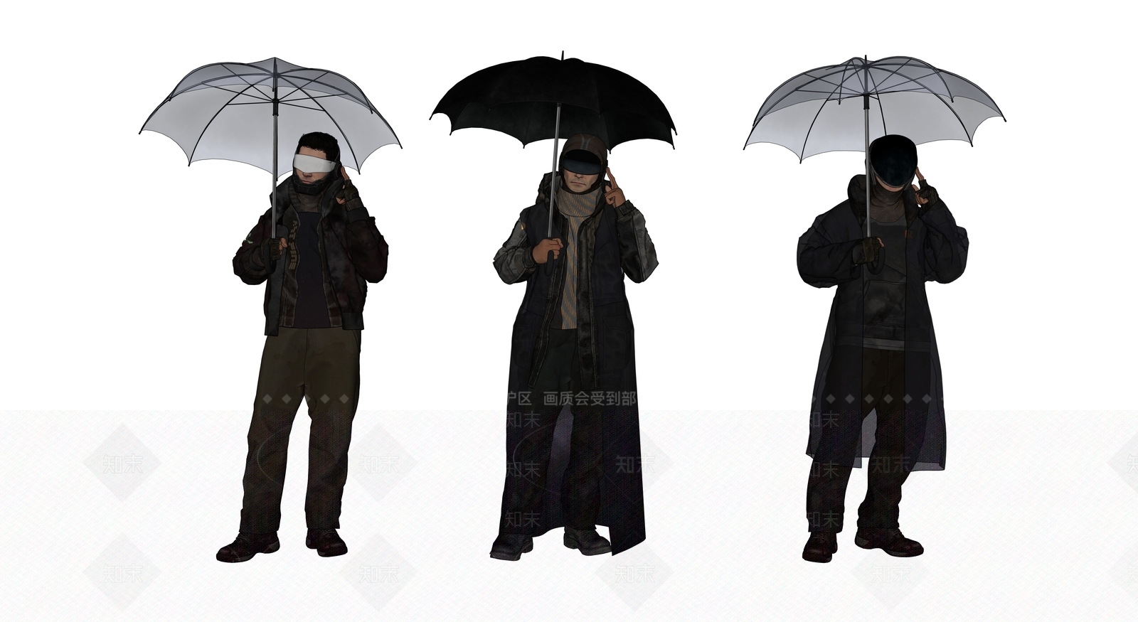 男人SU模型下载【ID:1193077129】