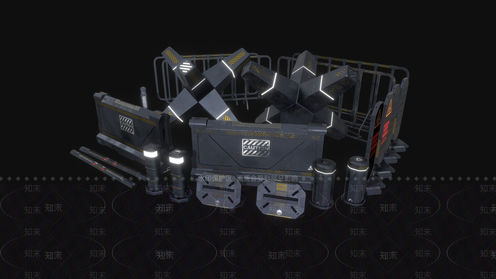 公用器材3D模型下载【ID:1193077319】