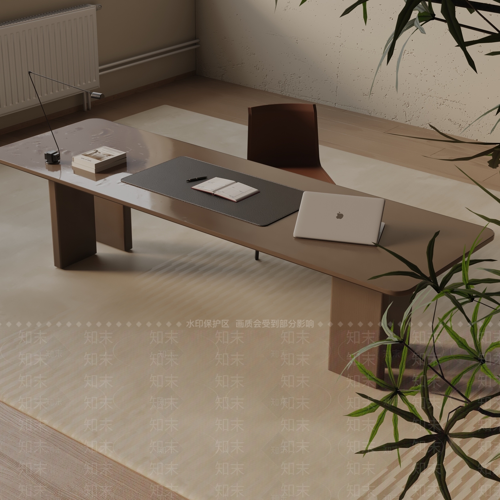 现代餐桌3D模型下载【ID:1193078041】