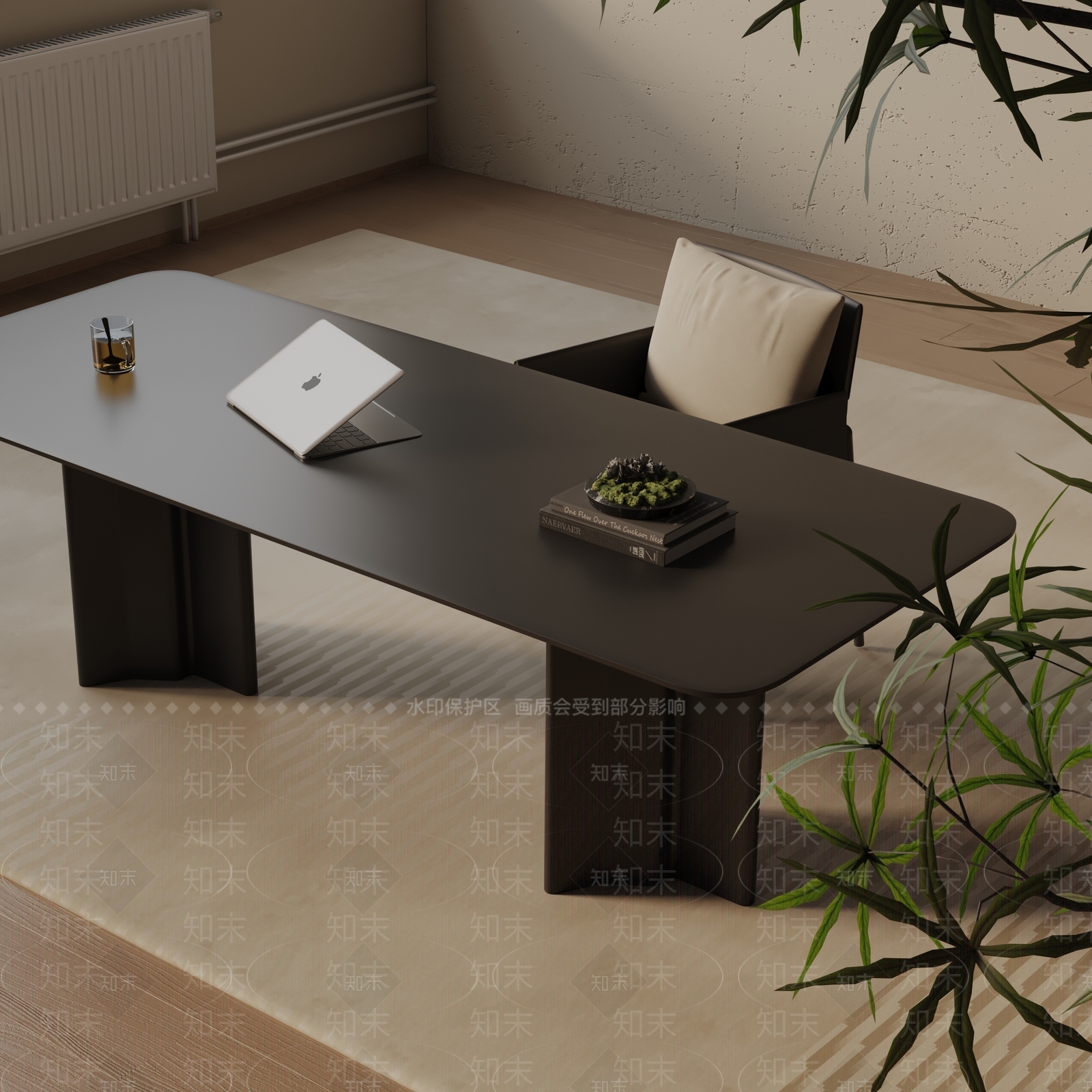 现代餐桌3D模型下载【ID:1193080439】