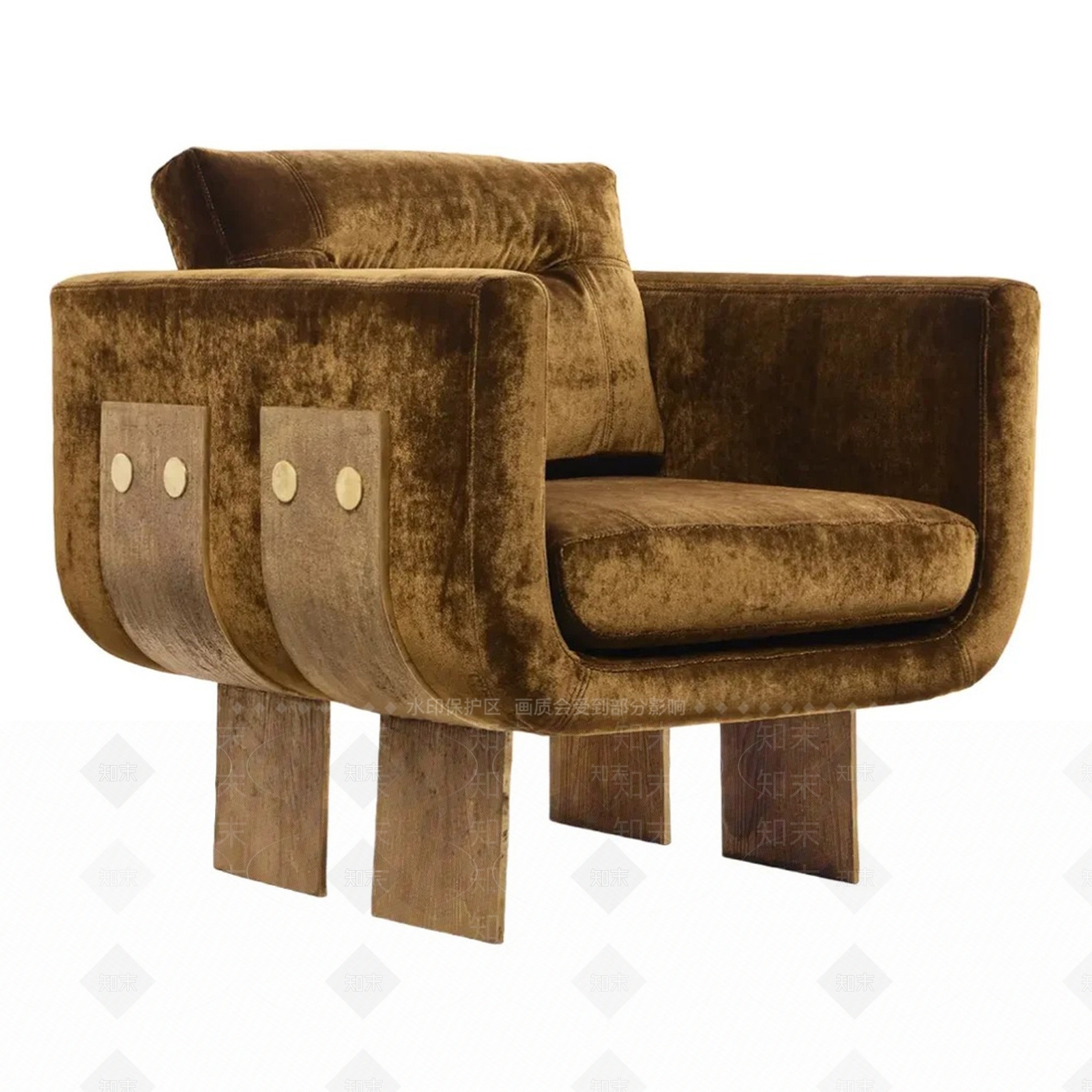 现代休闲椅SU模型下载【ID:1193082359】