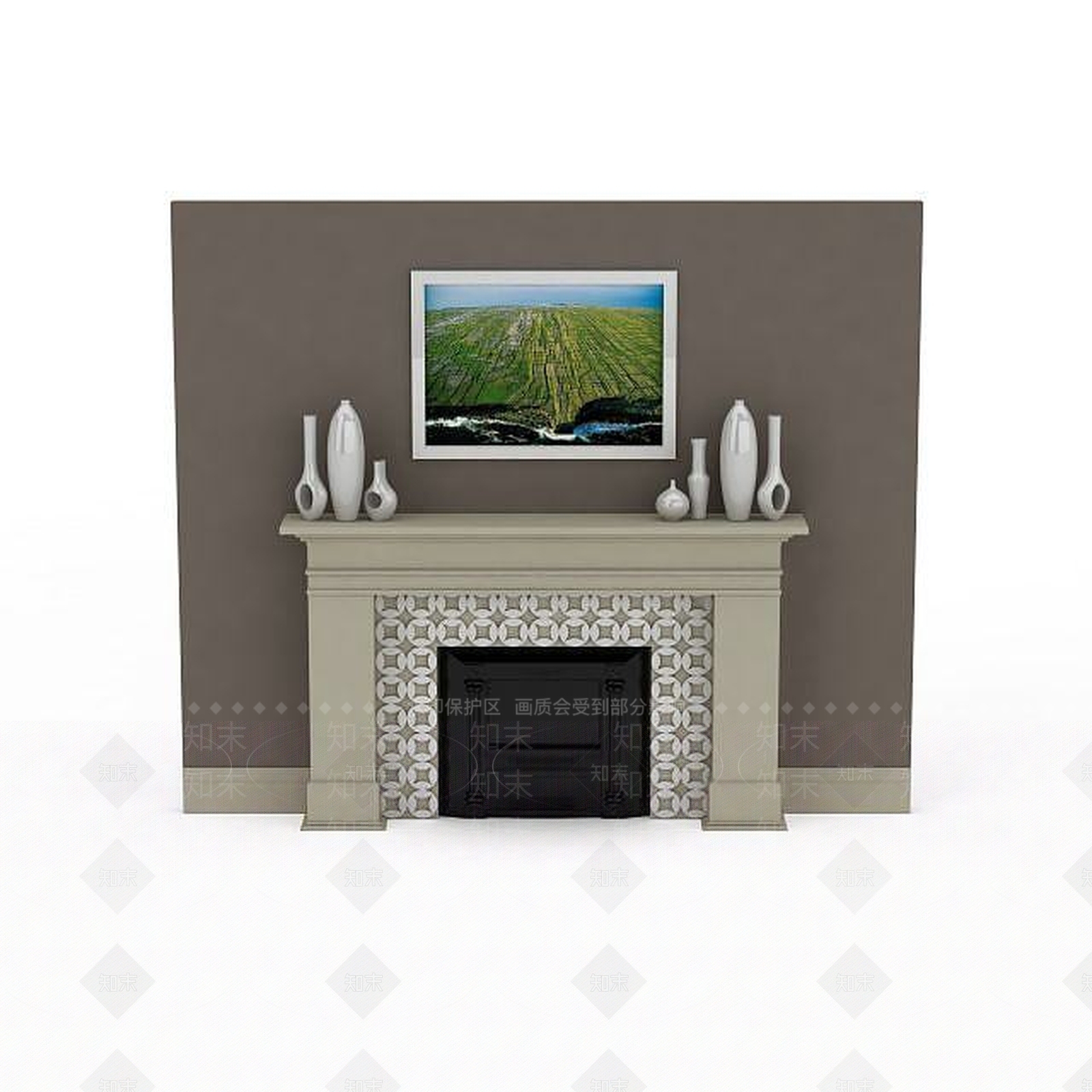 现代挂件3D模型下载【ID:1193087460】