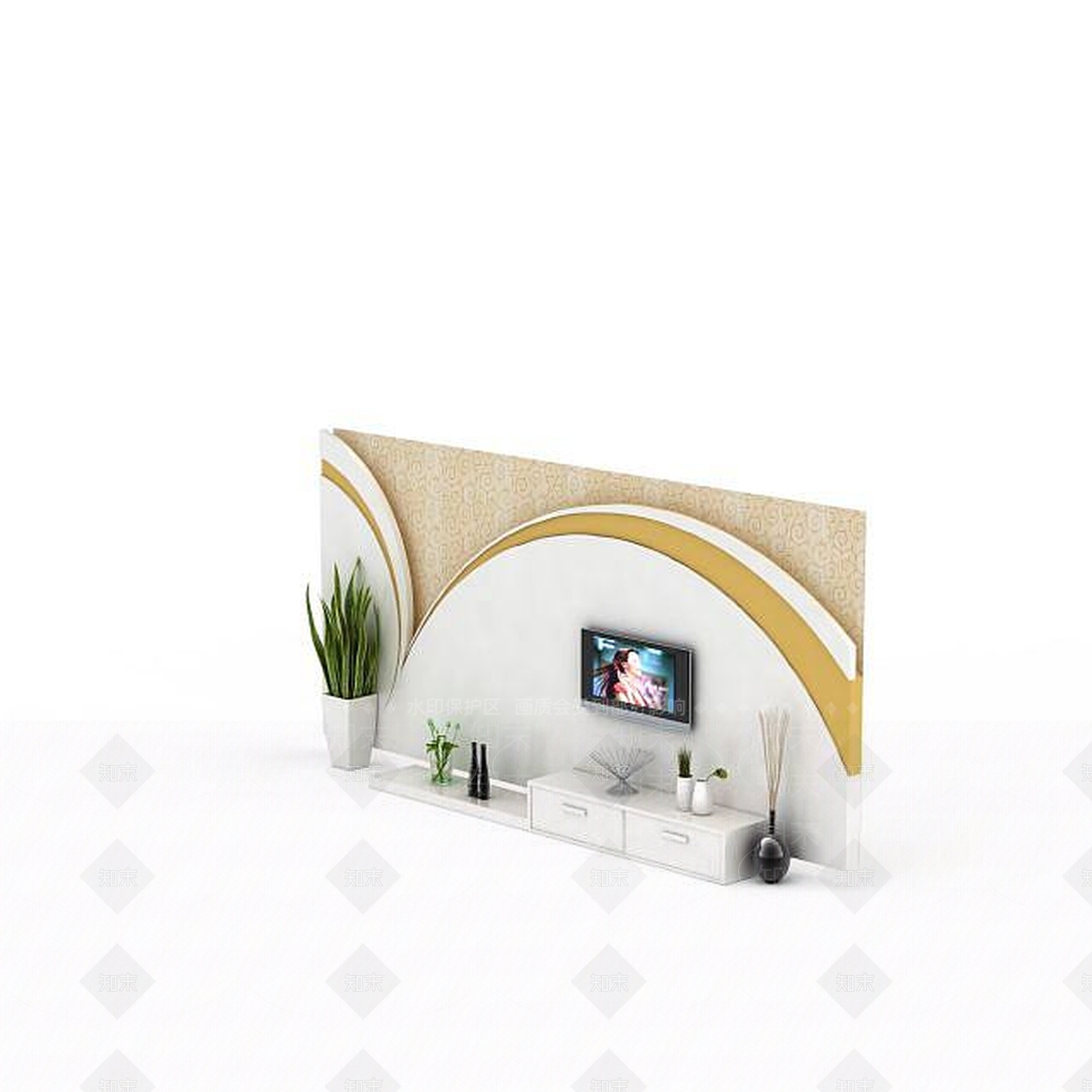现代衣柜3D模型下载【ID:1193087560】