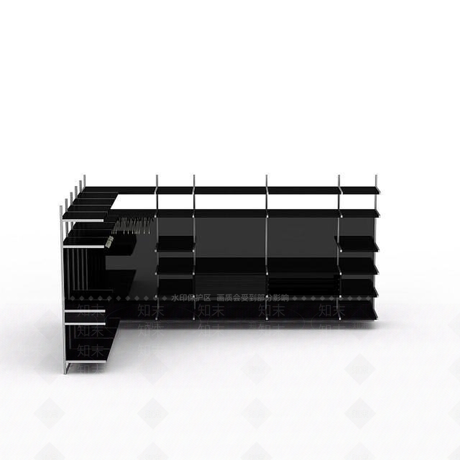 现代衣柜3D模型下载【ID:1193087856】