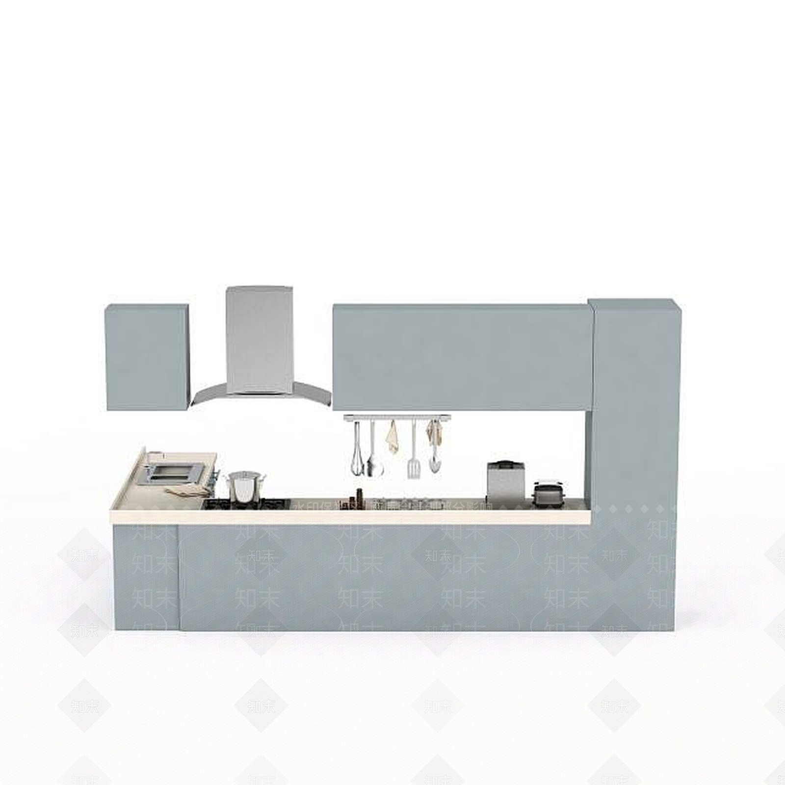 现代厨具3D模型下载【ID:1193087911】