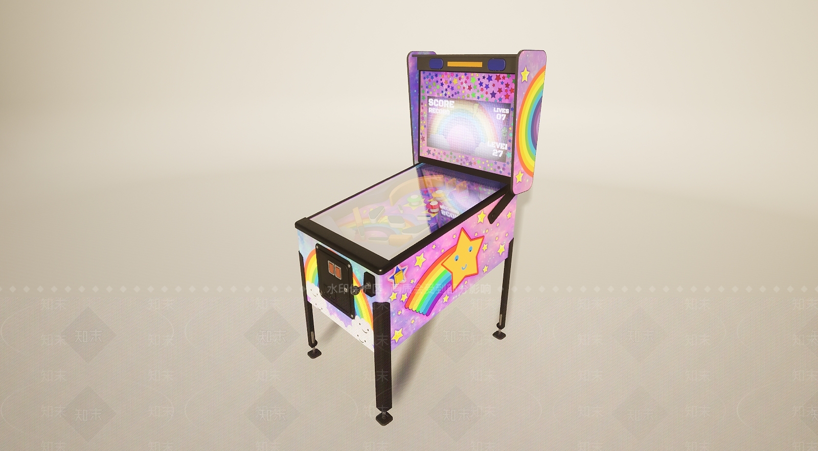现代娱乐器材3D模型下载【ID:1199197359】
