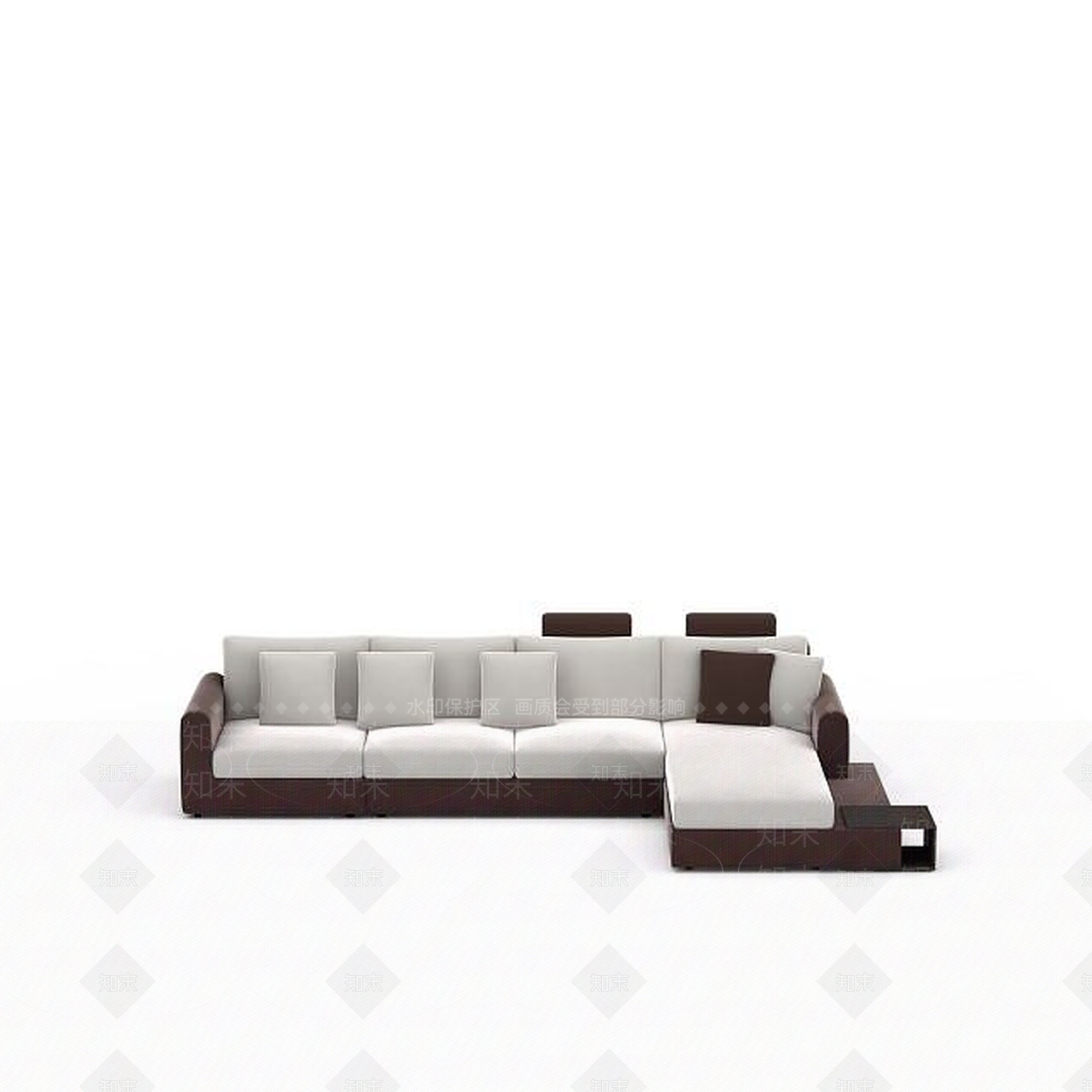 现代双人沙发3D模型下载【ID:1199204844】