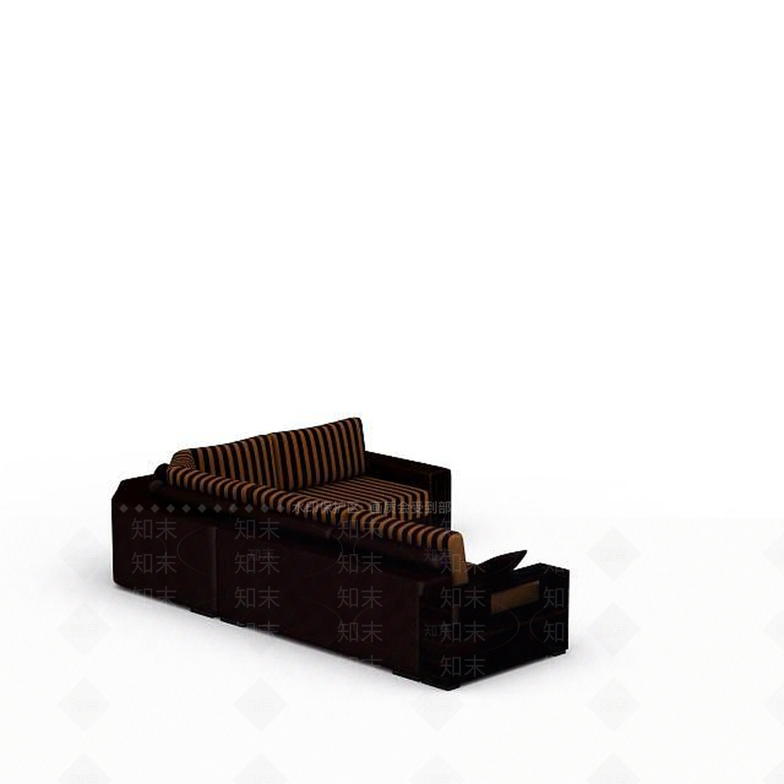 现代双人沙发3D模型下载【ID:1193089370】