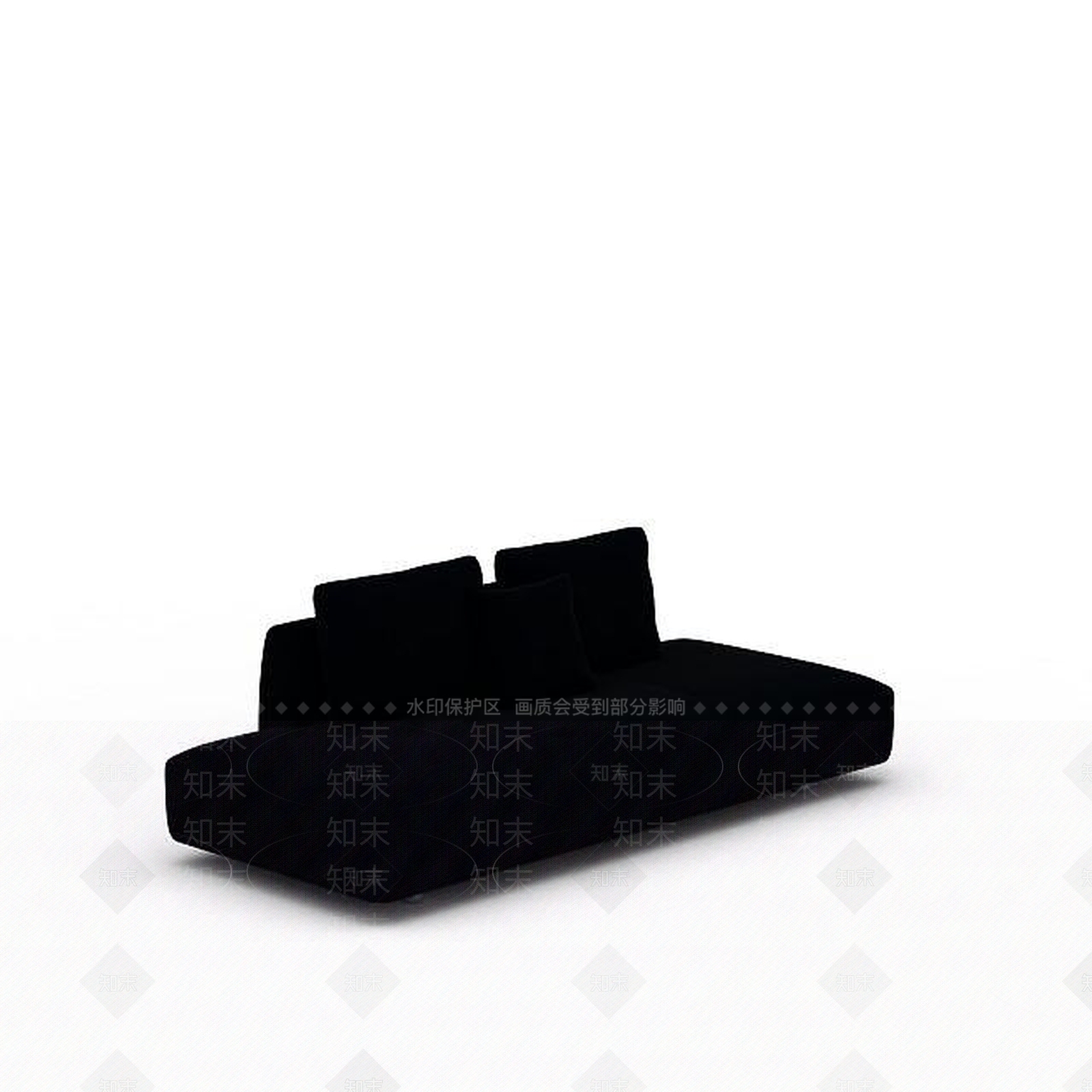 现代双人沙发3D模型下载【ID:1193089387】