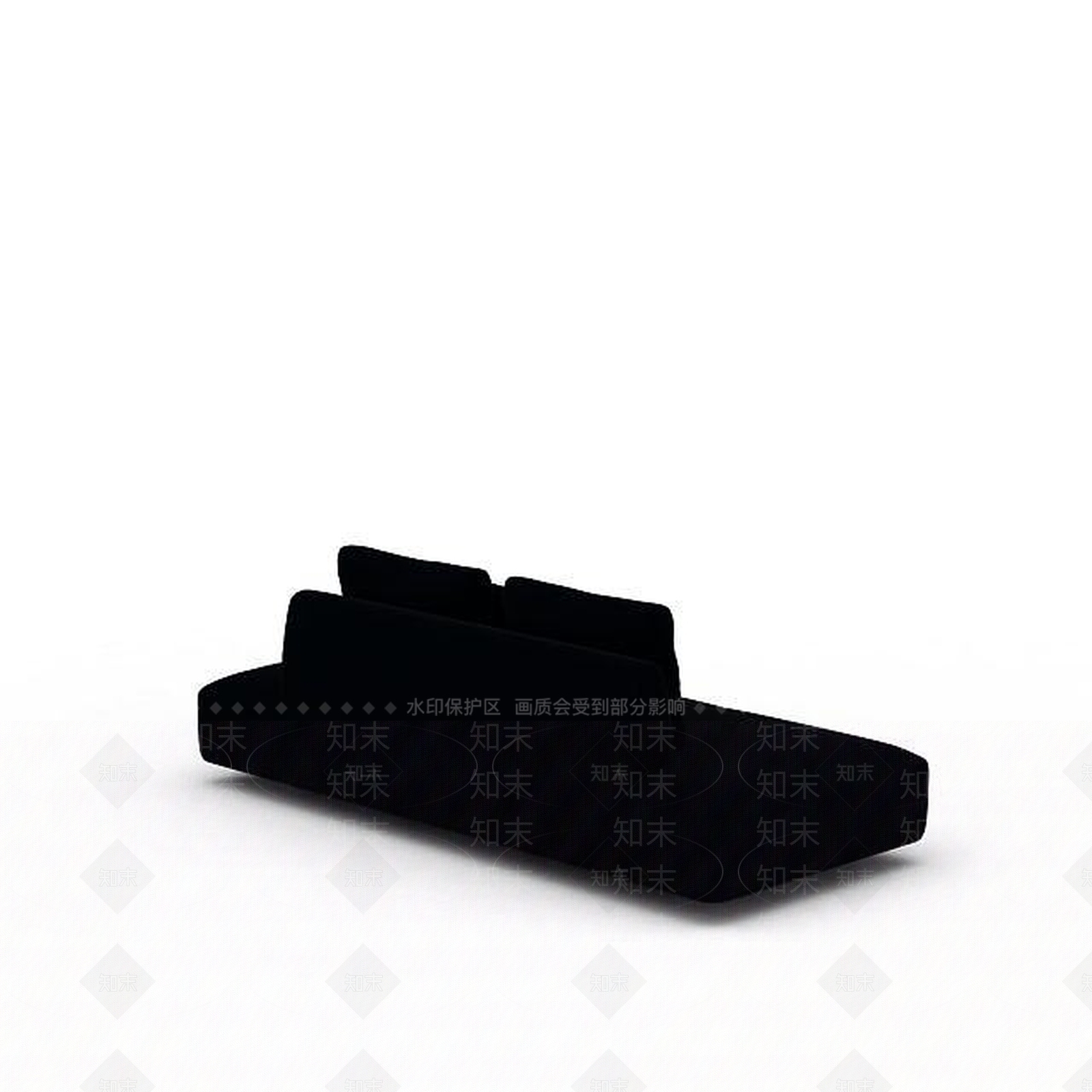 现代双人沙发3D模型下载【ID:1193089387】