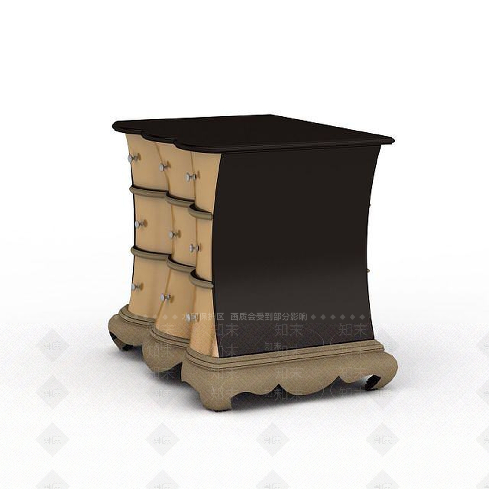 现代衣柜3D模型下载【ID:1199197009】