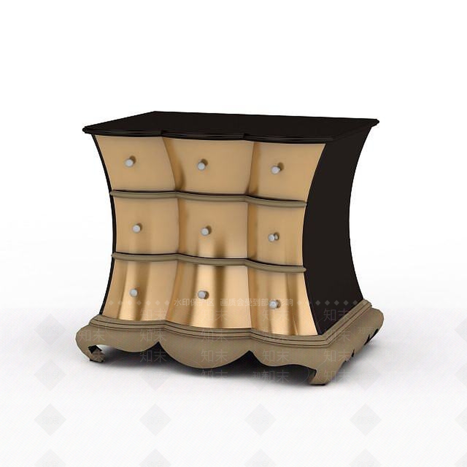 现代衣柜3D模型下载【ID:1199197009】