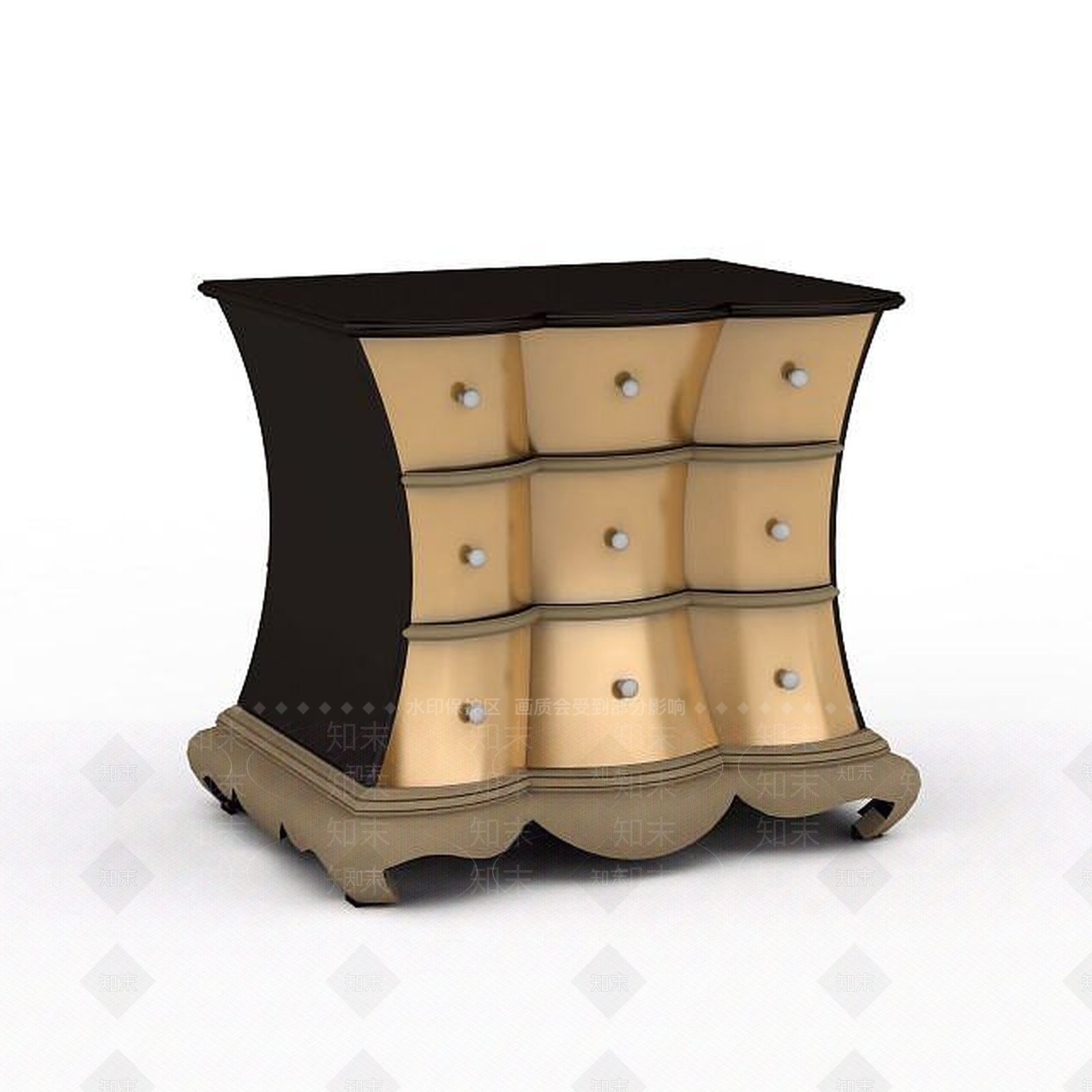 现代衣柜3D模型下载【ID:1199197009】