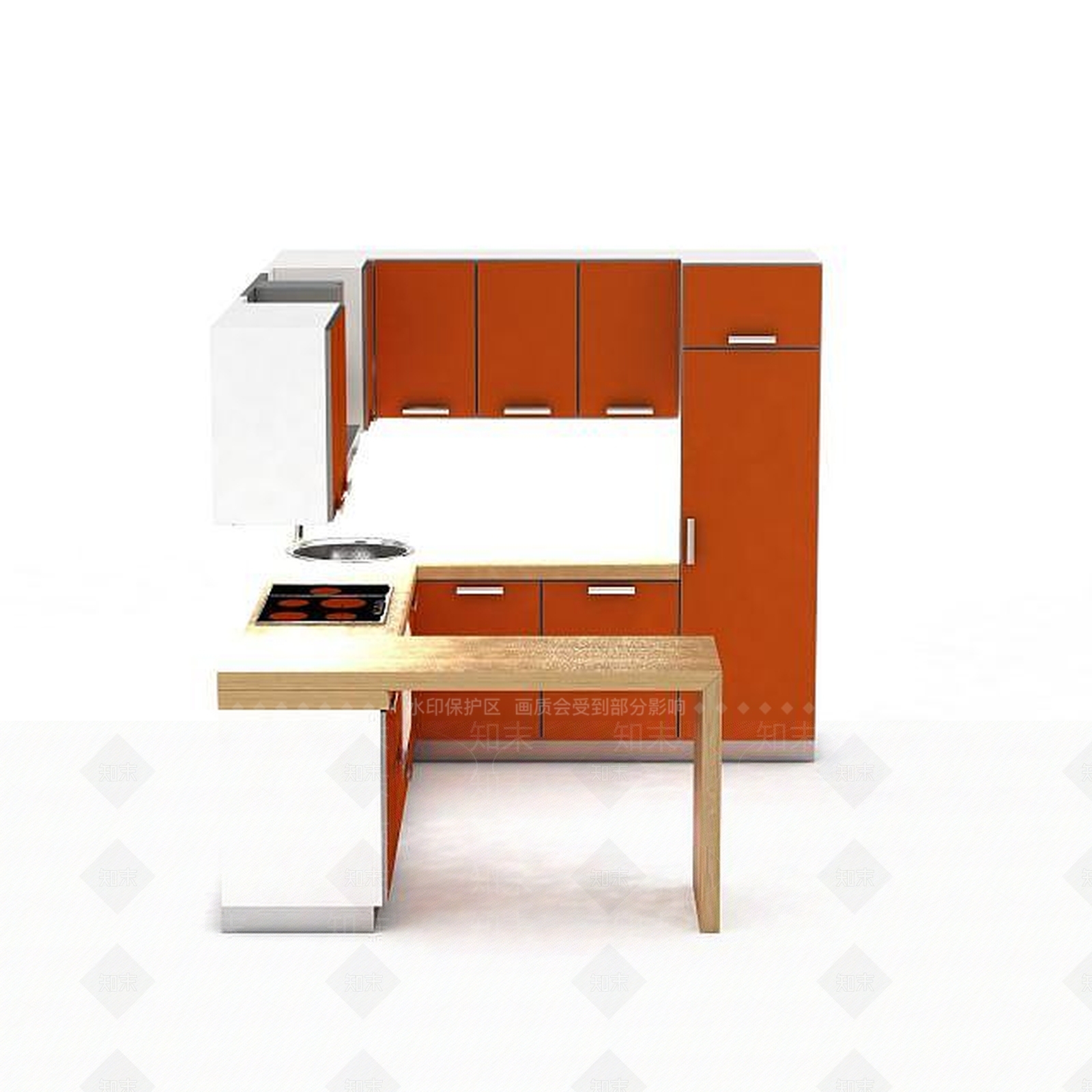 现代衣柜3D模型下载【ID:1193089692】