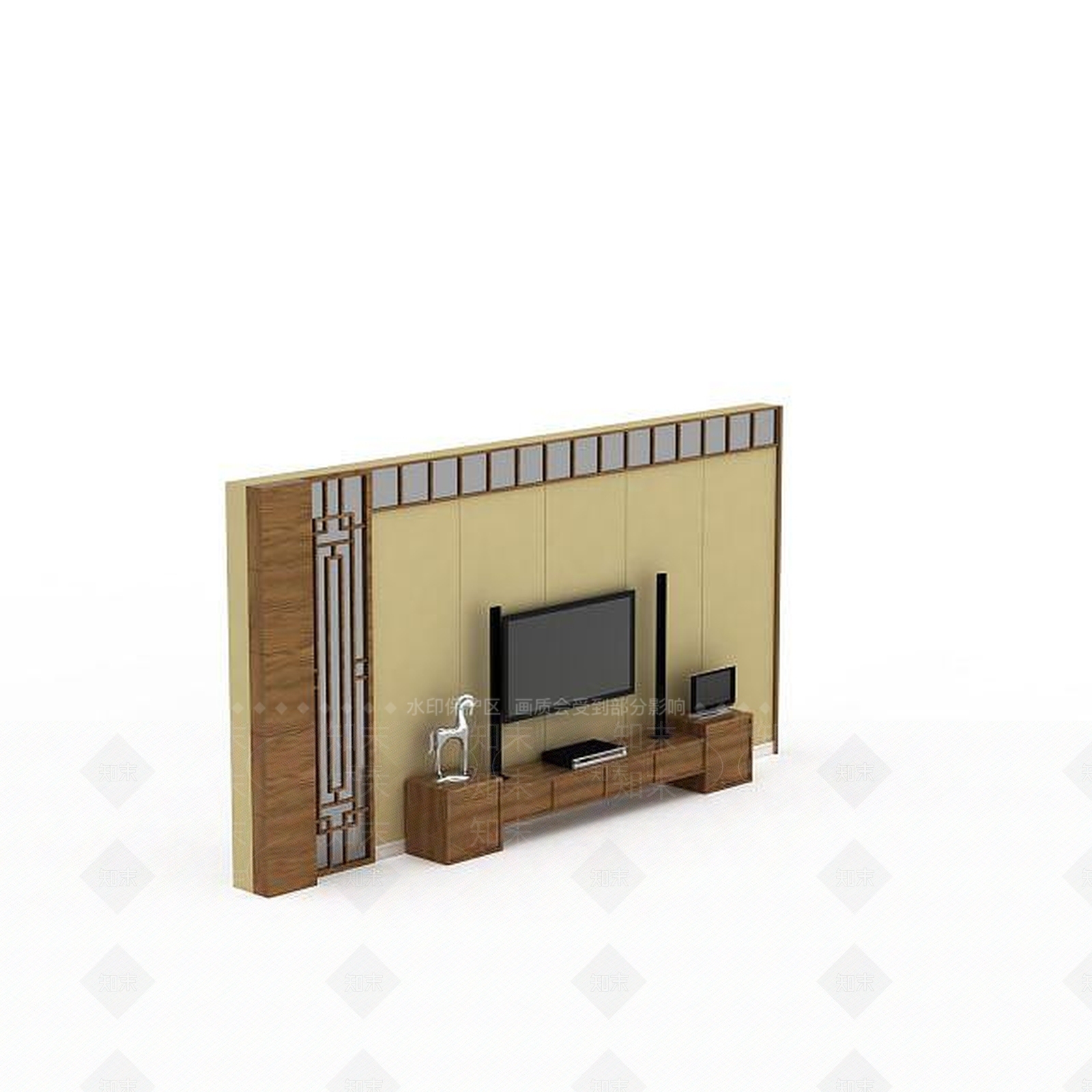 现代衣柜3D模型下载【ID:1193090122】