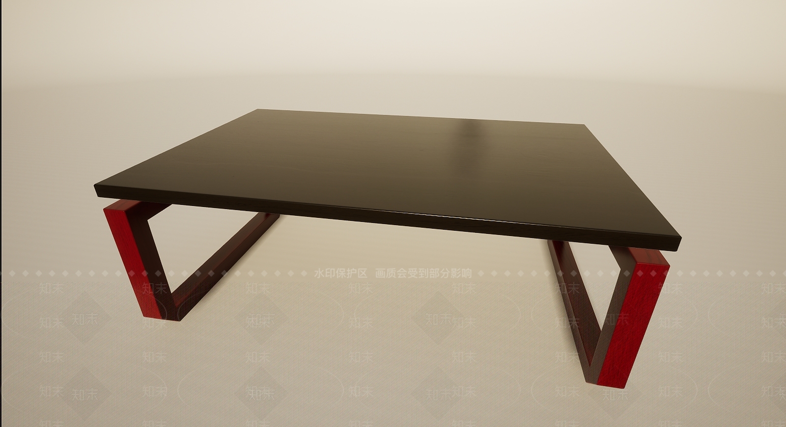 现代书桌3D模型下载【ID:1199203938】