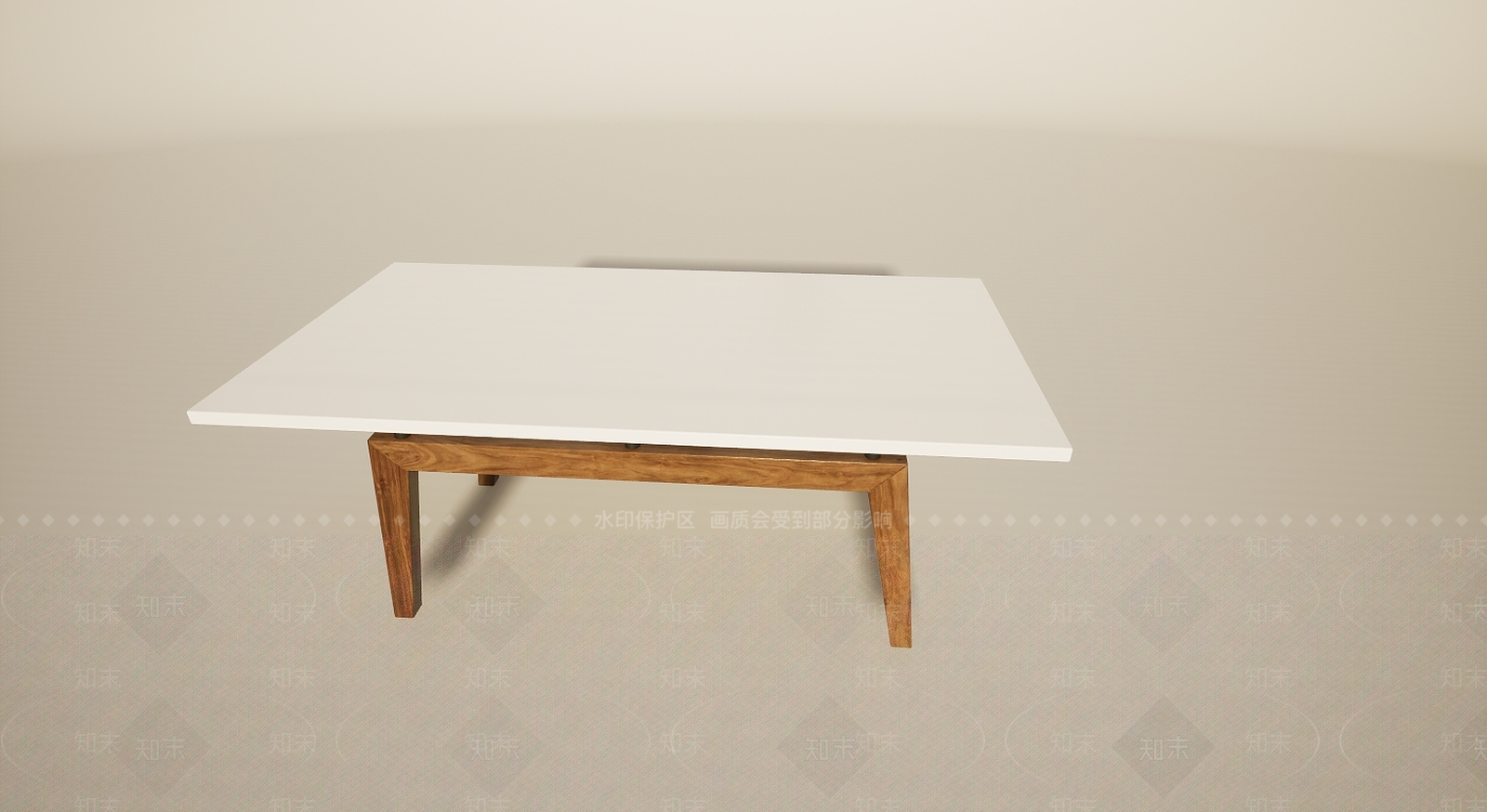 现代书桌3D模型下载【ID:1199203916】