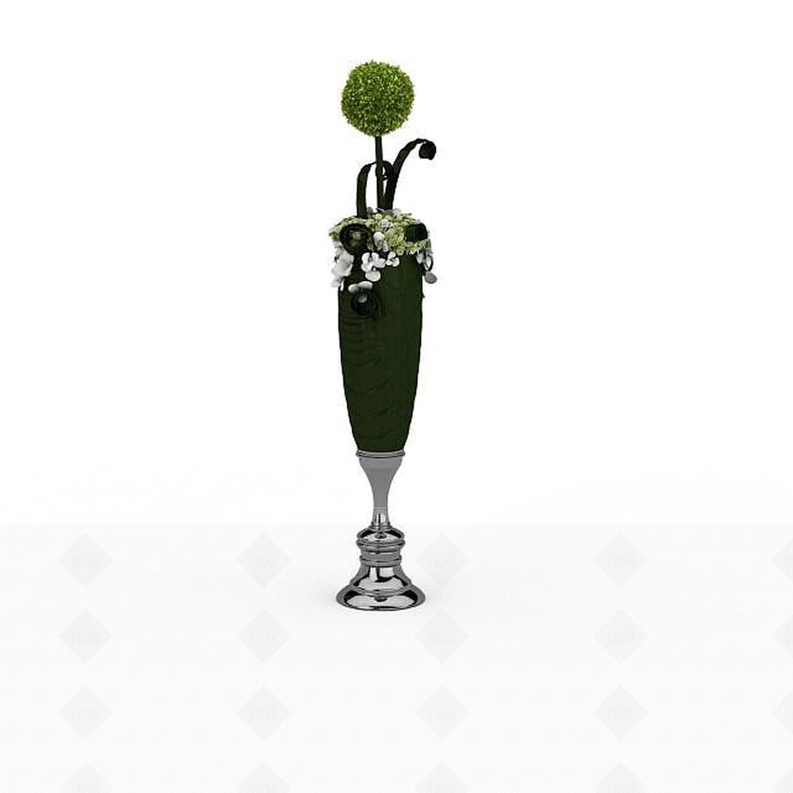 现代摆件组合3D模型下载【ID:1193091958】