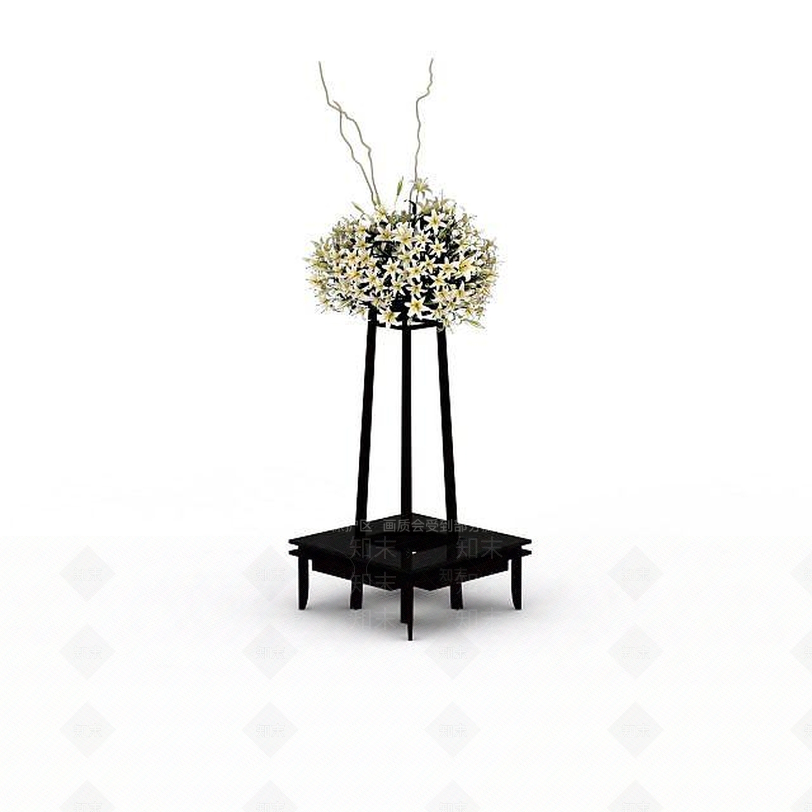 现代摆件组合3D模型下载【ID:1193092410】