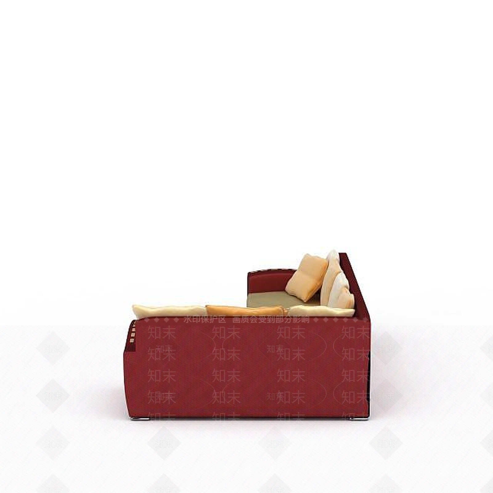 现代双人沙发3D模型下载【ID:1199196230】