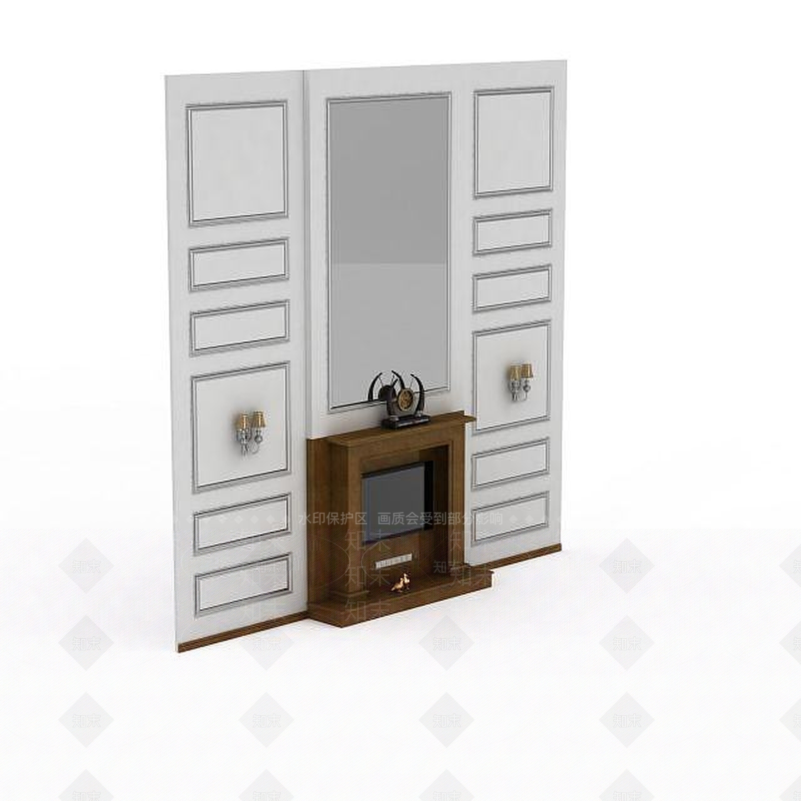 现代挂件3D模型下载【ID:1193094163】