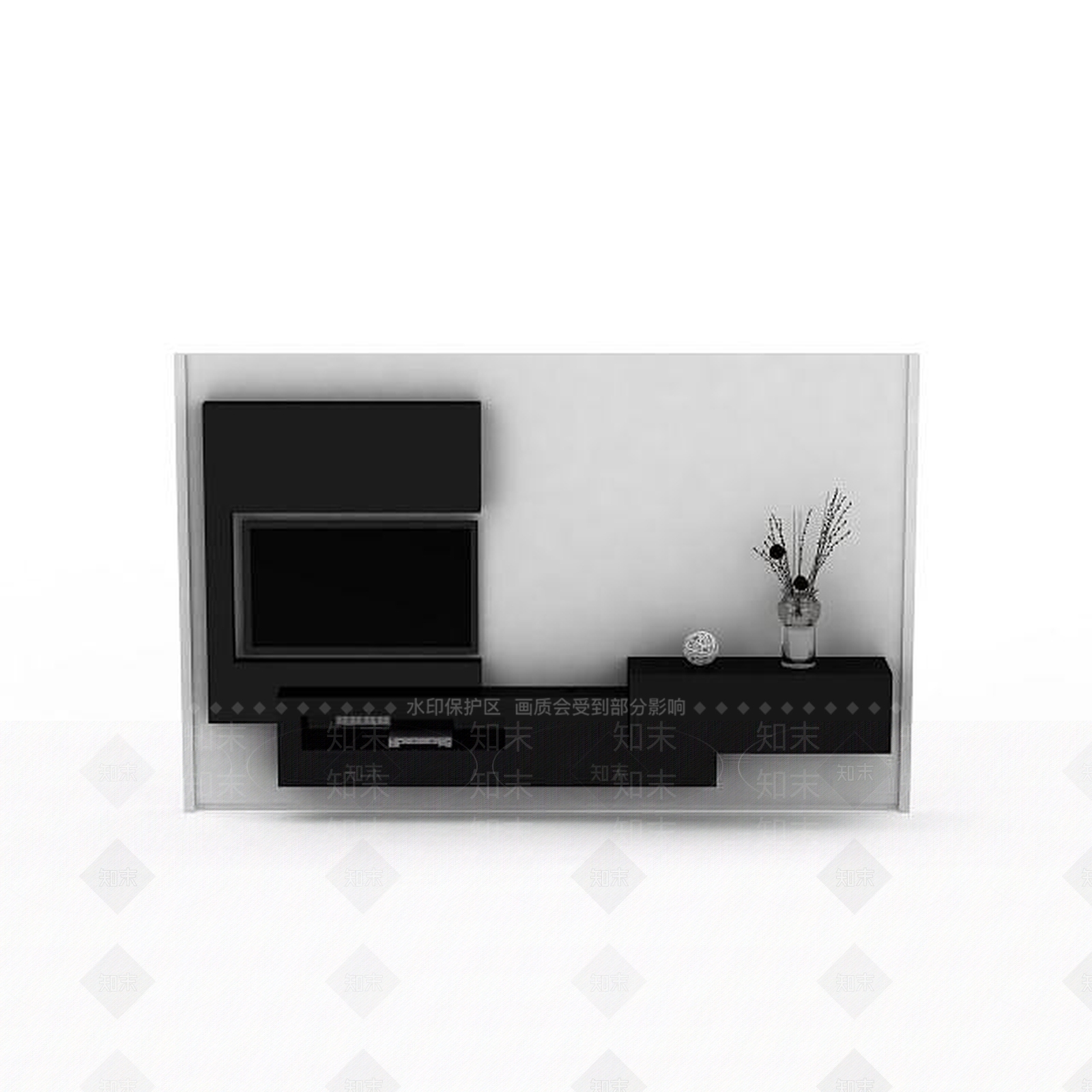 现代挂件3D模型下载【ID:1199195936】