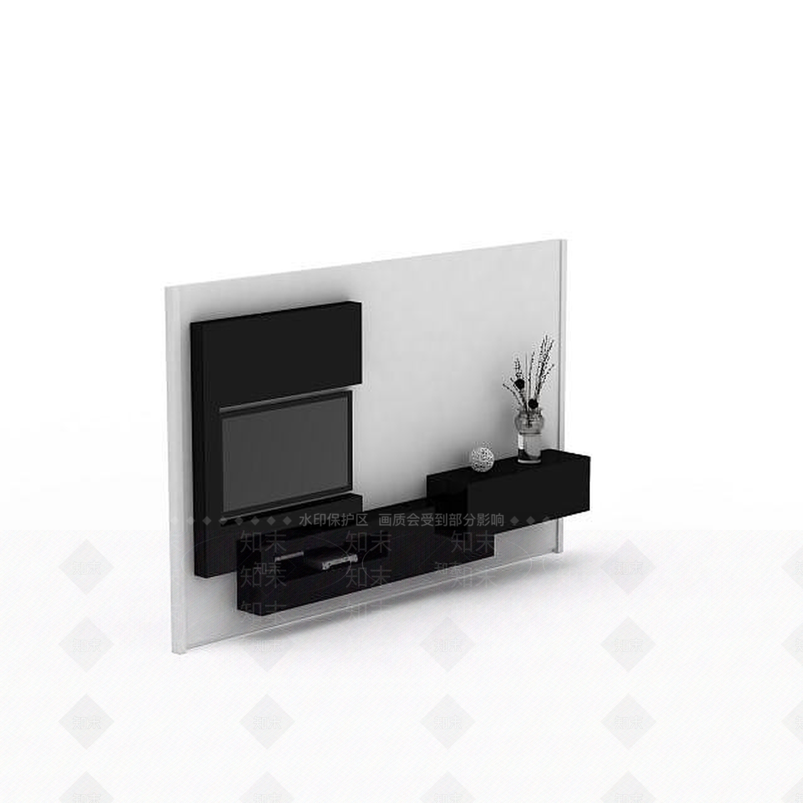 现代挂件3D模型下载【ID:1199195936】