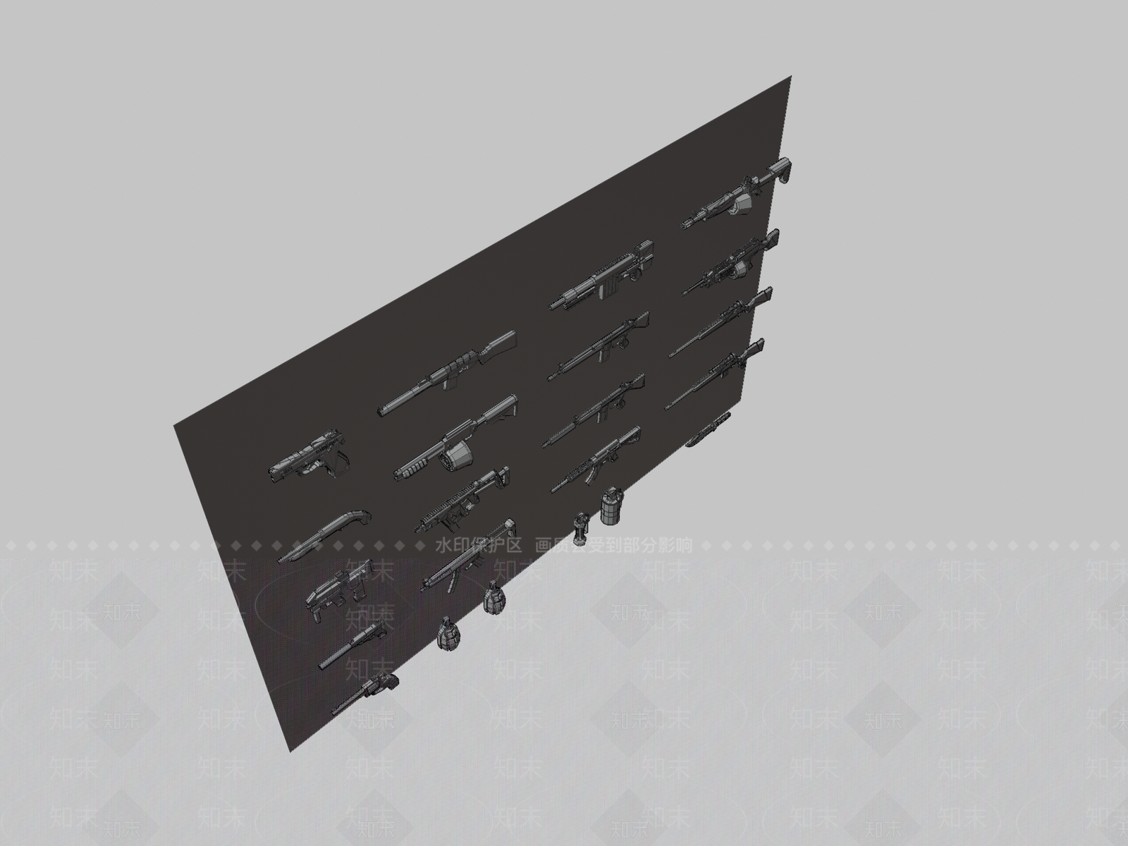 军事器材3D模型下载【ID:1193096411】