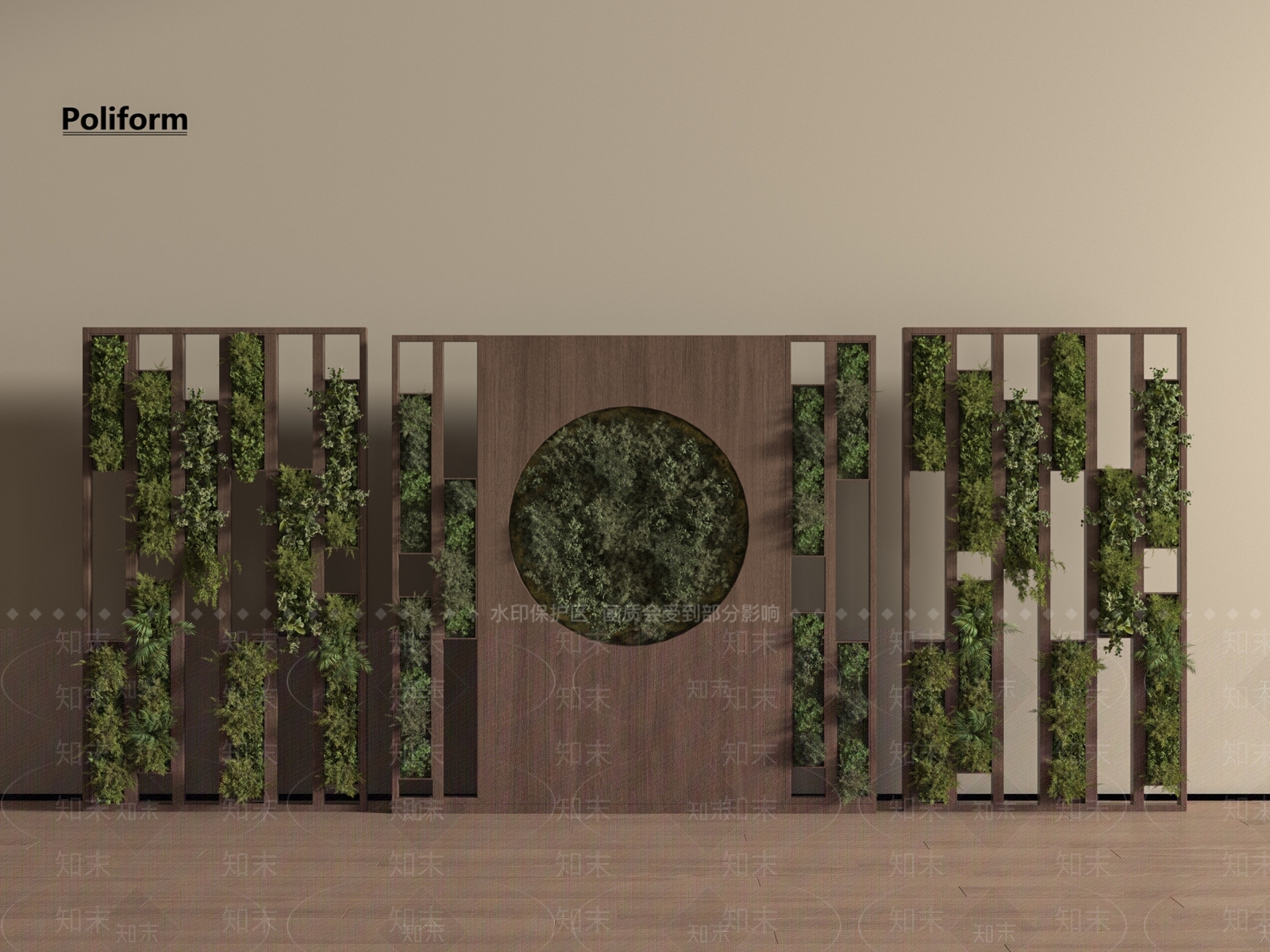 绿植墙SU模型下载【ID:1193099143】