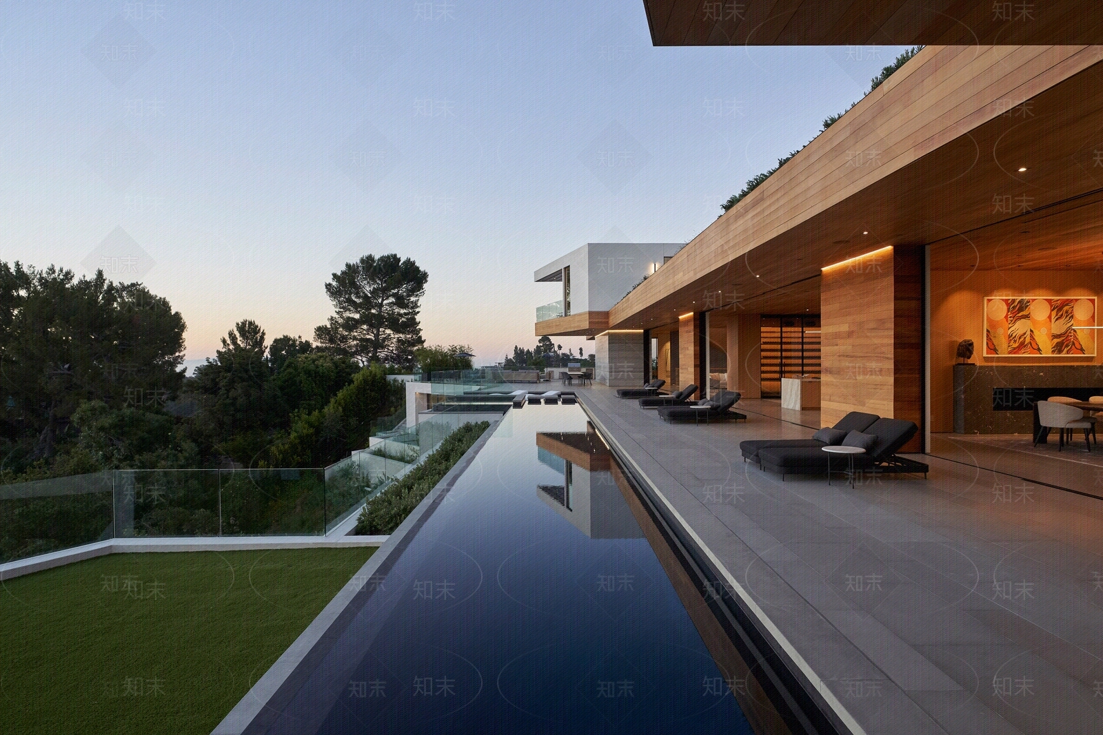 现代轻奢小区外景贴图下载【ID:1193100391】