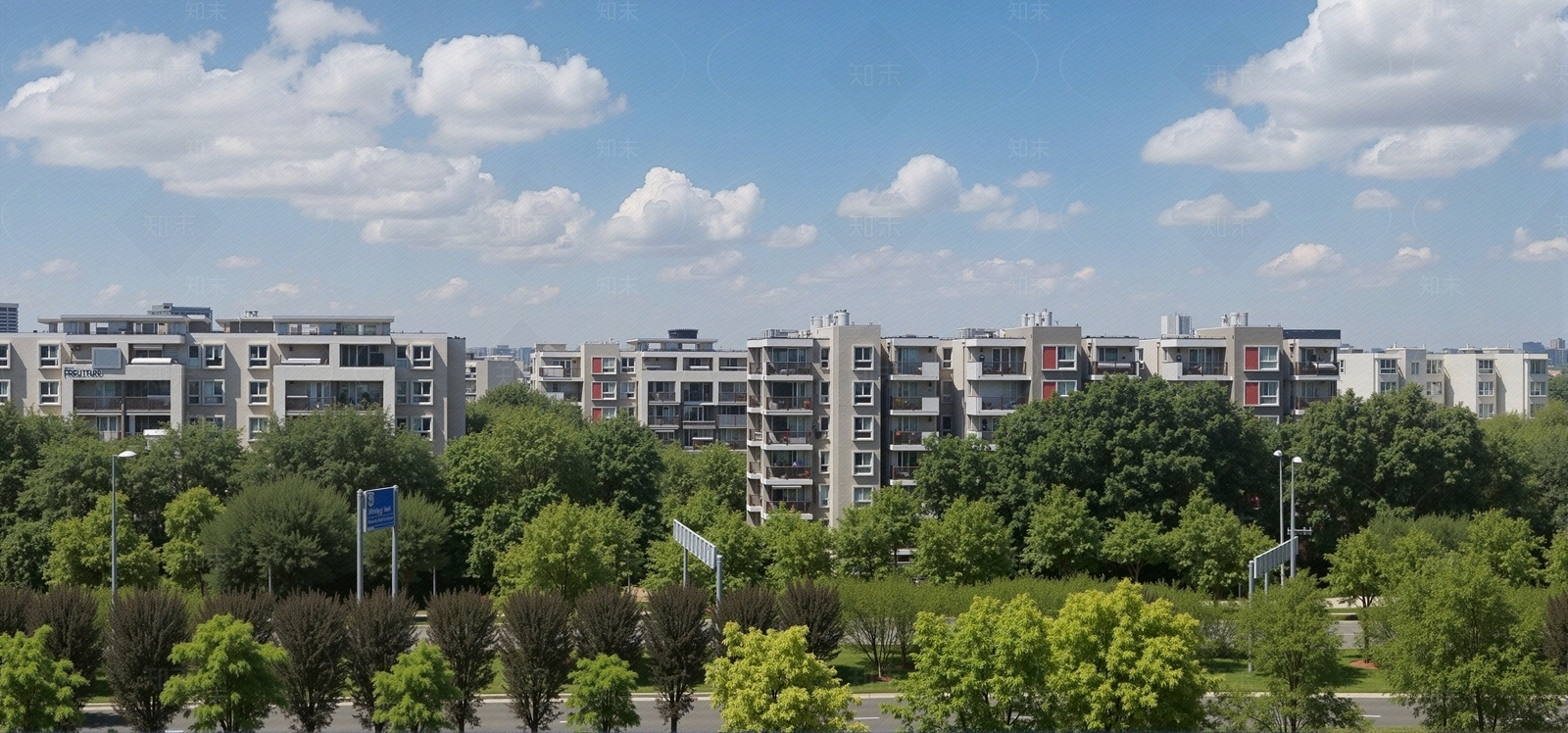 城市背景高清贴图材质