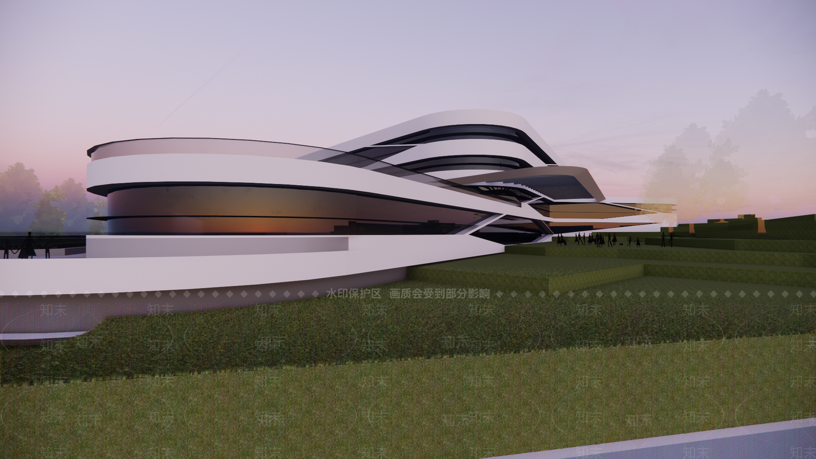 现代极简小公建SU模型下载【ID:1193102879】