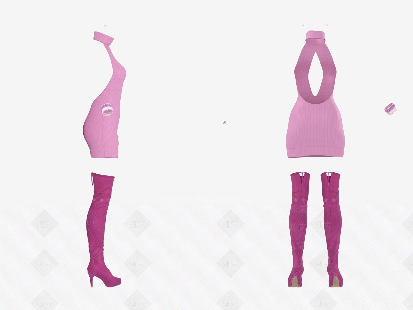 衣服3D模型下载【ID:1193104752】