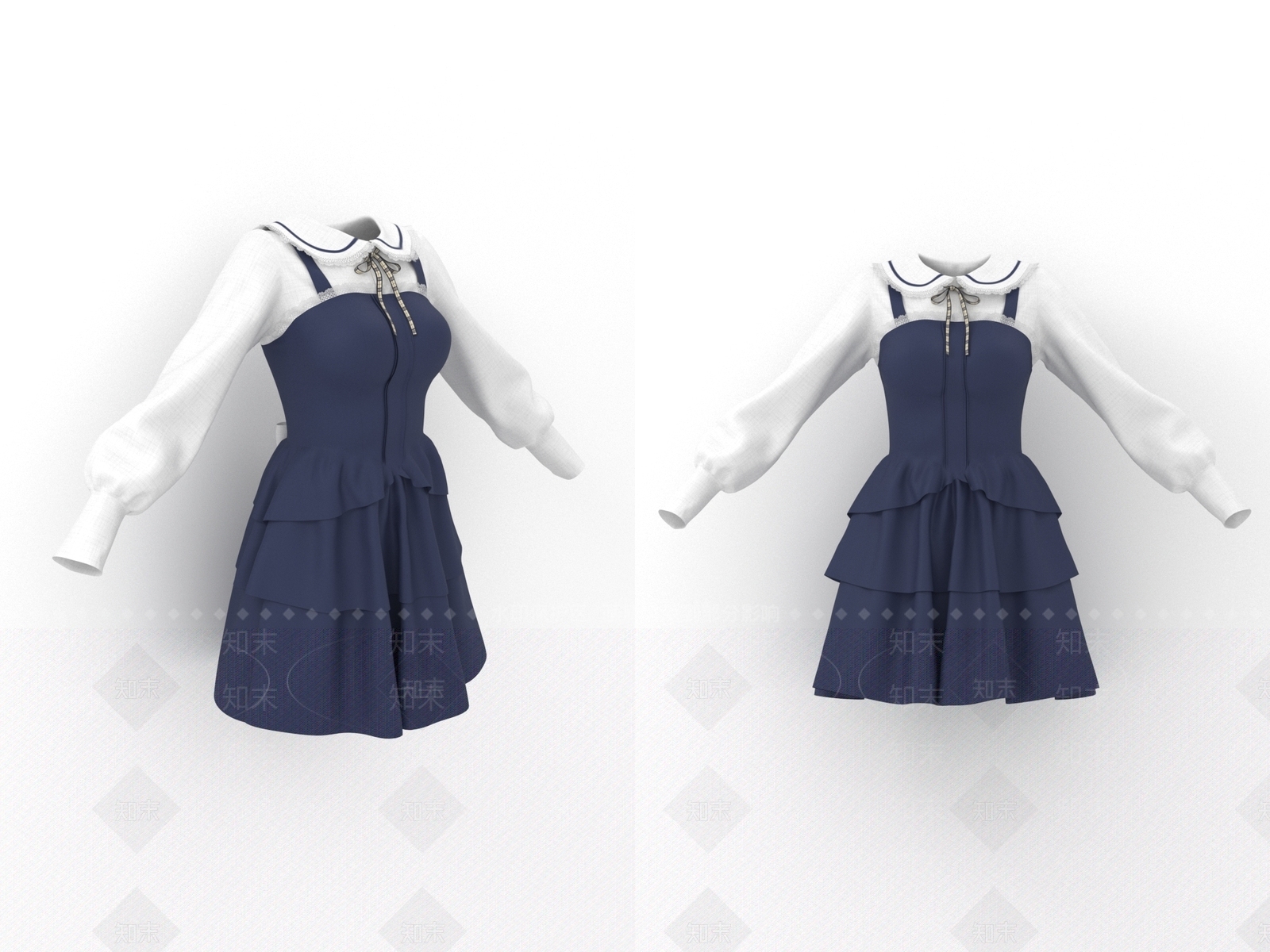 衣服3D模型下载【ID:1193104833】