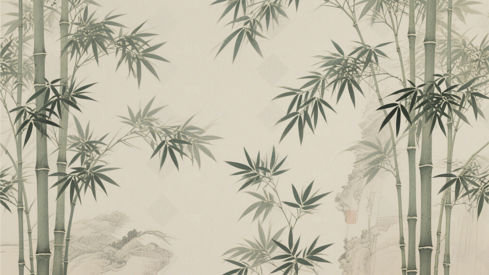 新中式中式壁画贴图下载【ID:1193105269】