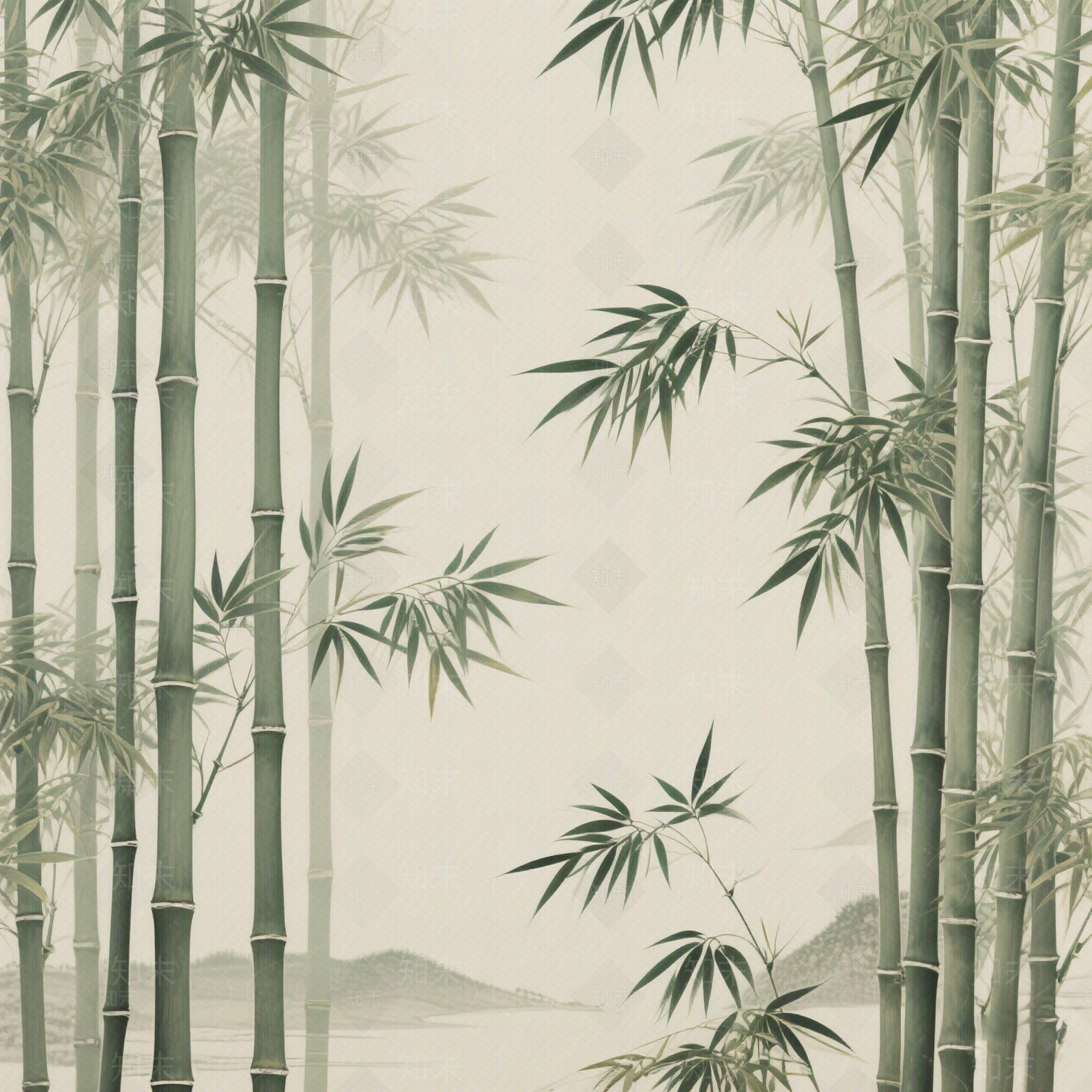 新中式中式壁画贴图下载【ID:1193105362】