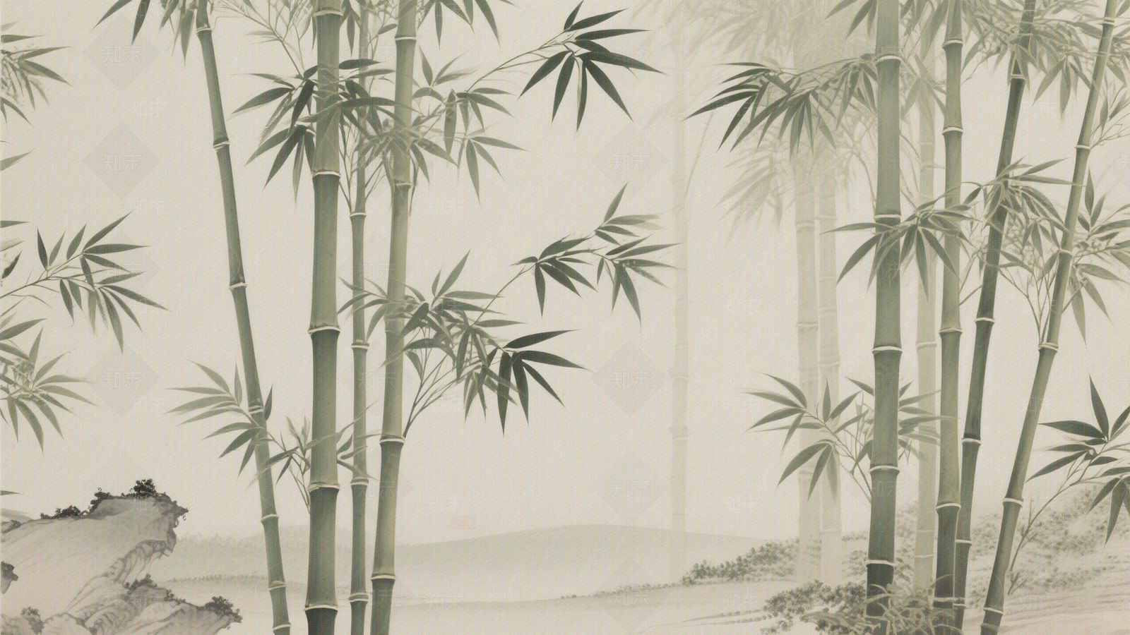 新中式中式壁画贴图下载【ID:1193105758】