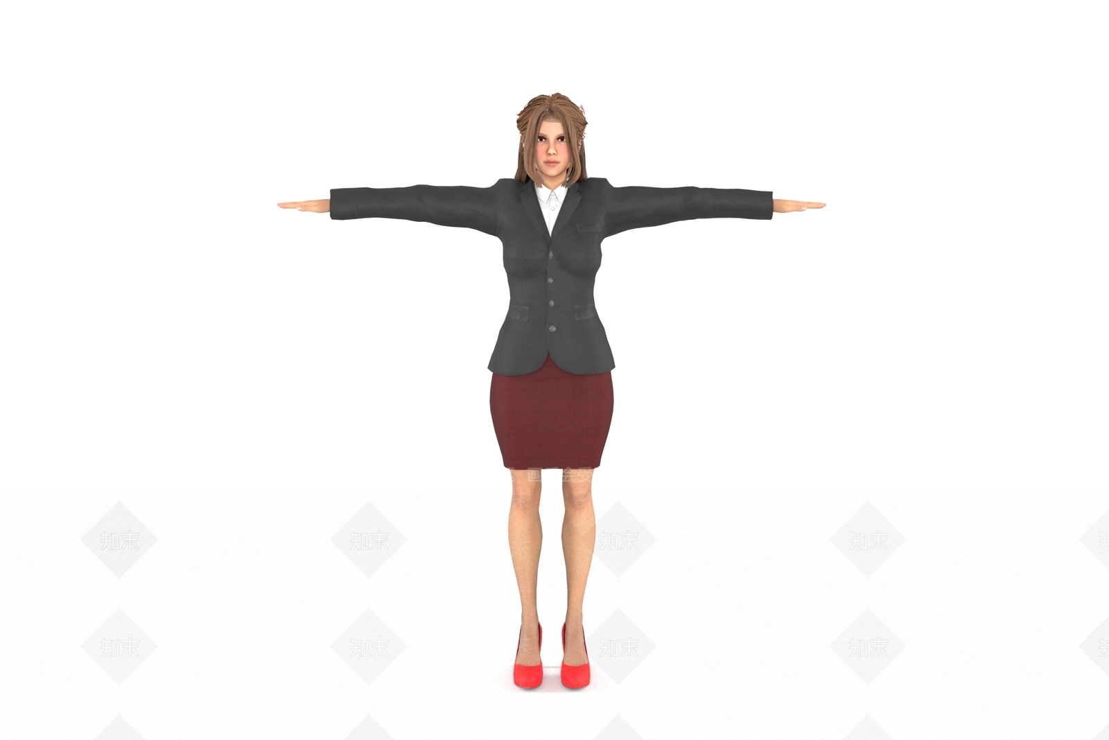 女人3D模型下载【ID:1193109899】