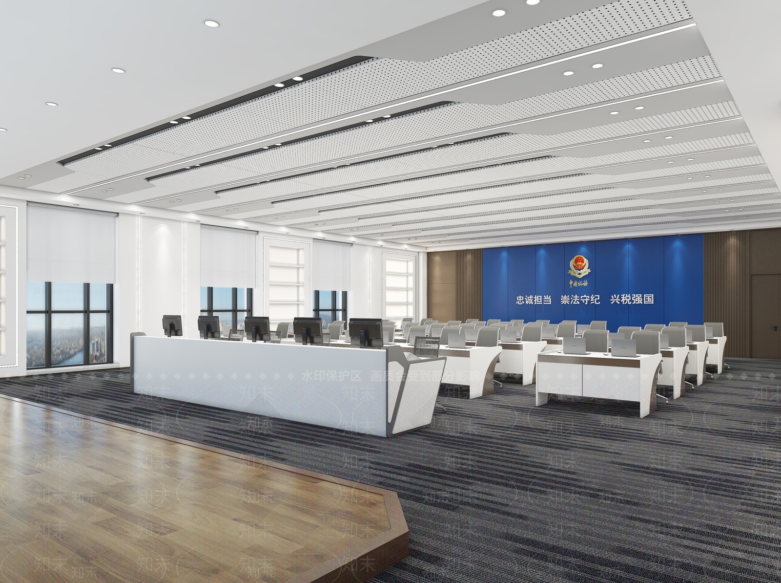 现代其他办公空间3D模型下载【ID:1193112236】