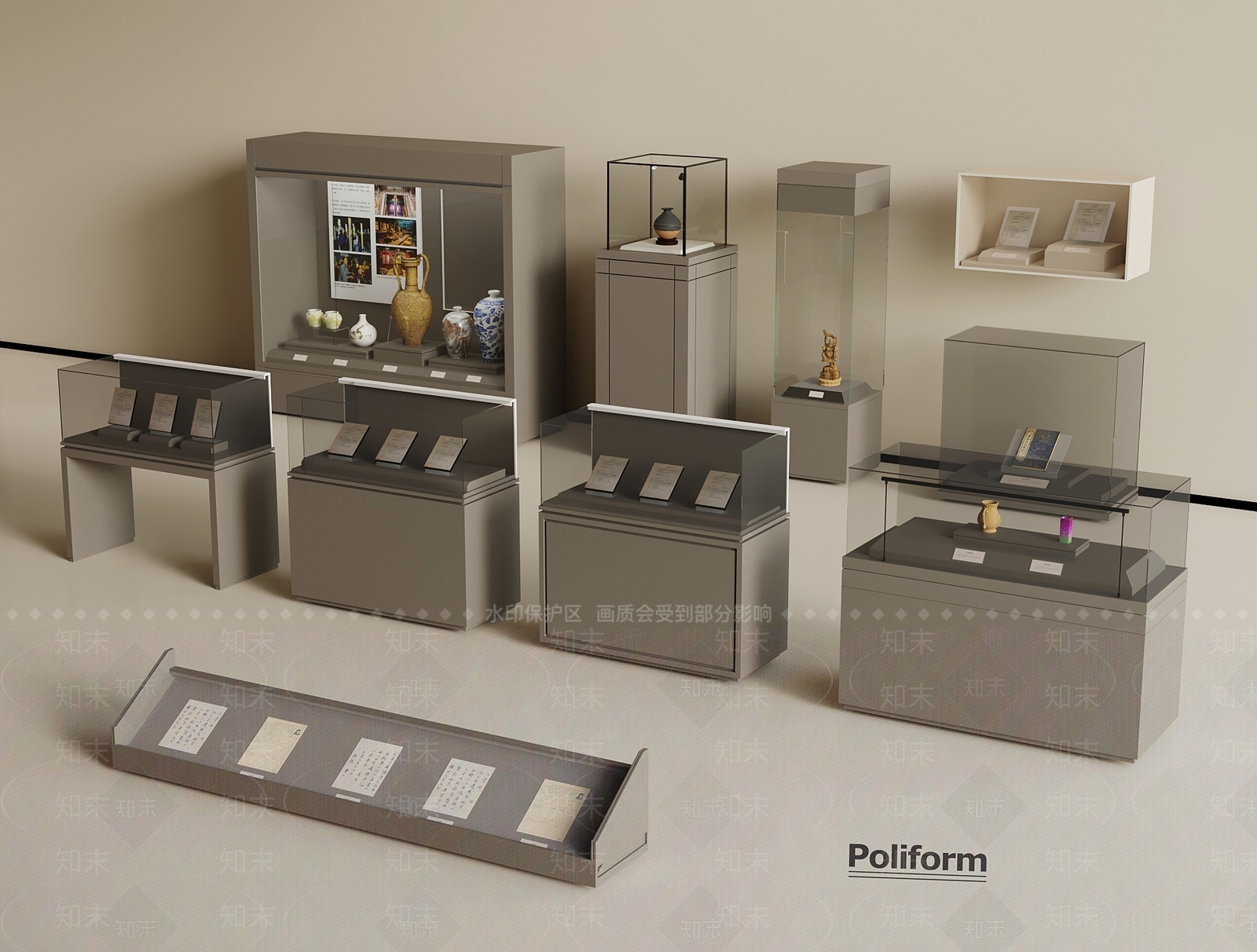 展柜SU模型下载【ID:1193112346】