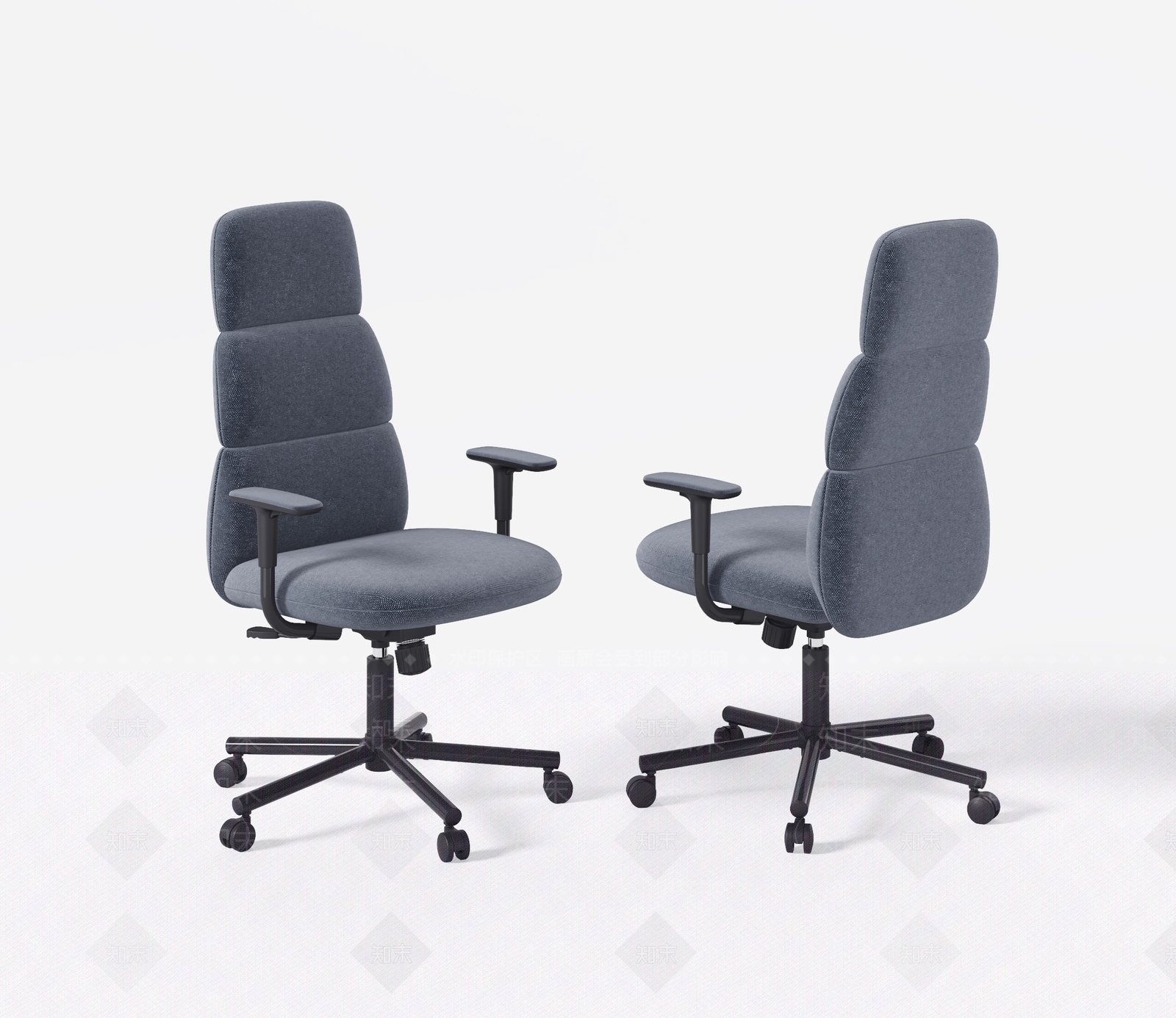 现代办公椅3D模型下载【ID:1193118134】