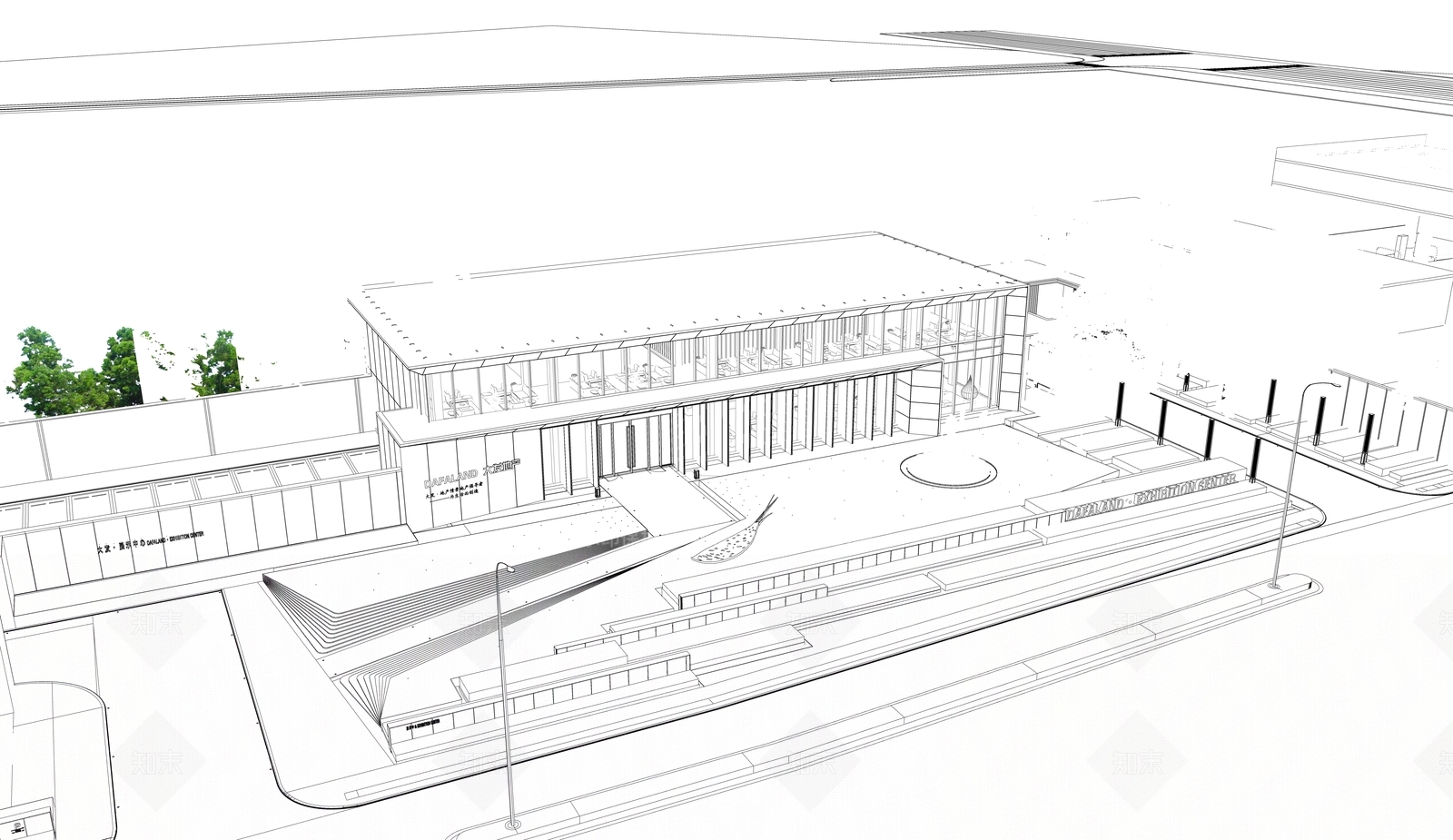 现代小公建SU模型下载【ID:1193119854】