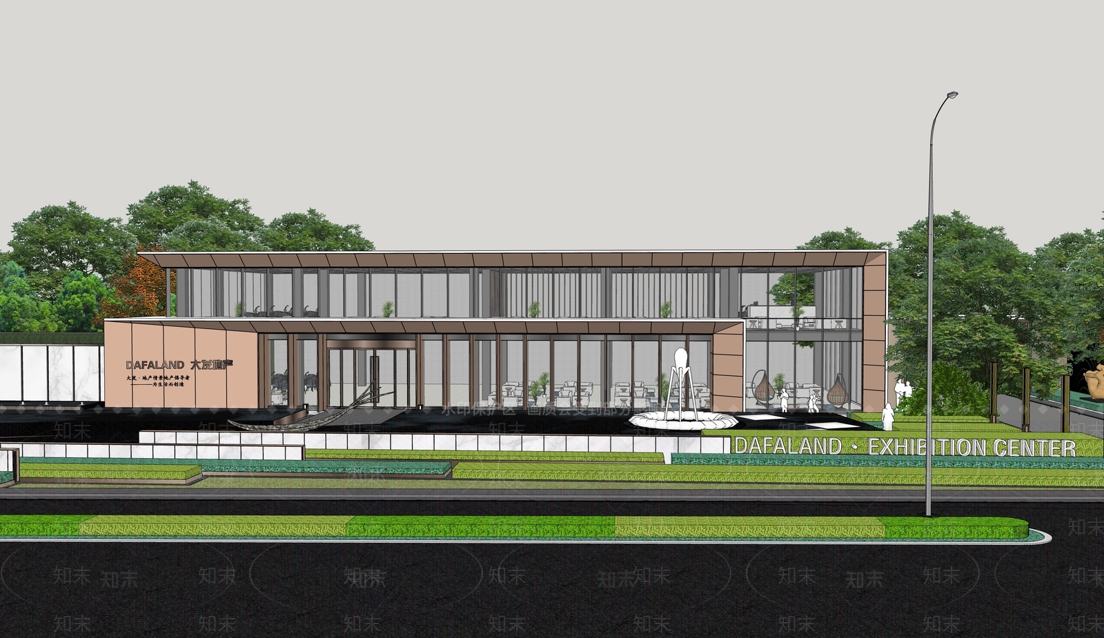 现代小公建SU模型下载【ID:1193119854】