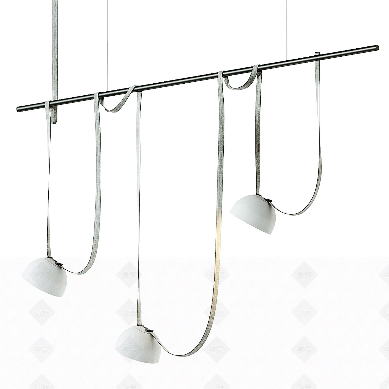 现代欧式客厅吸顶灯3D模型下载【ID:1193125696】