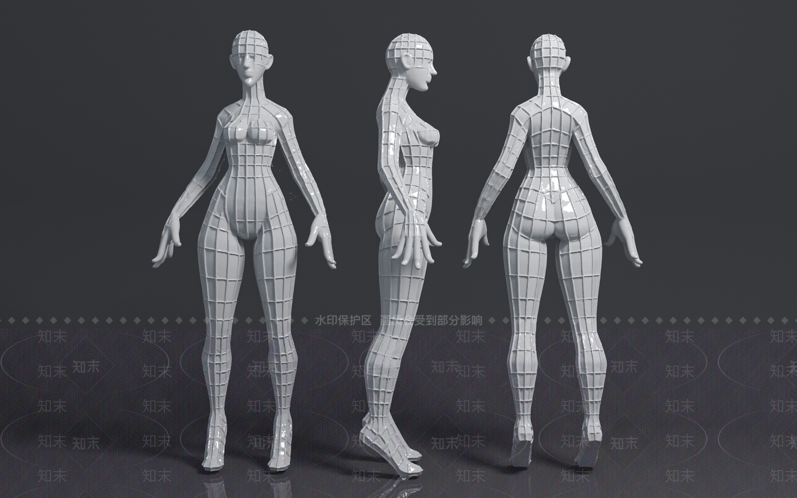 女人3D模型下载【ID:1193139668】