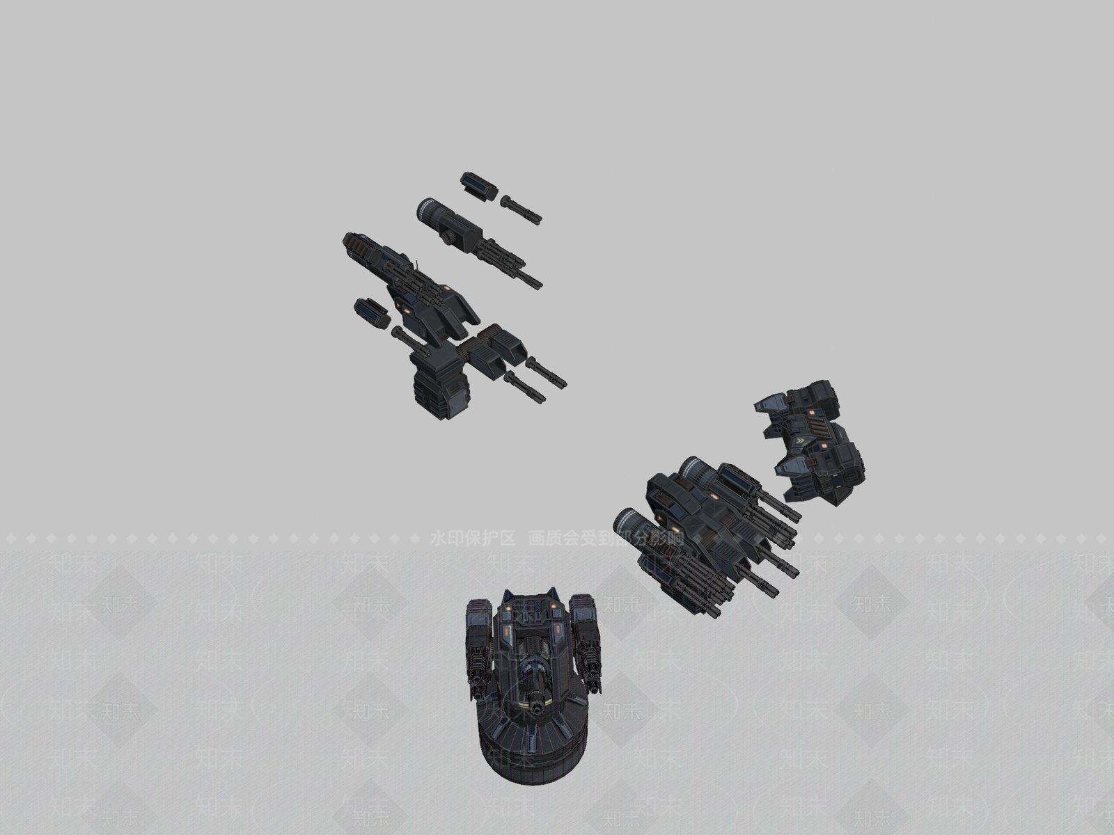 军事器材3D模型下载【ID:1193141006】