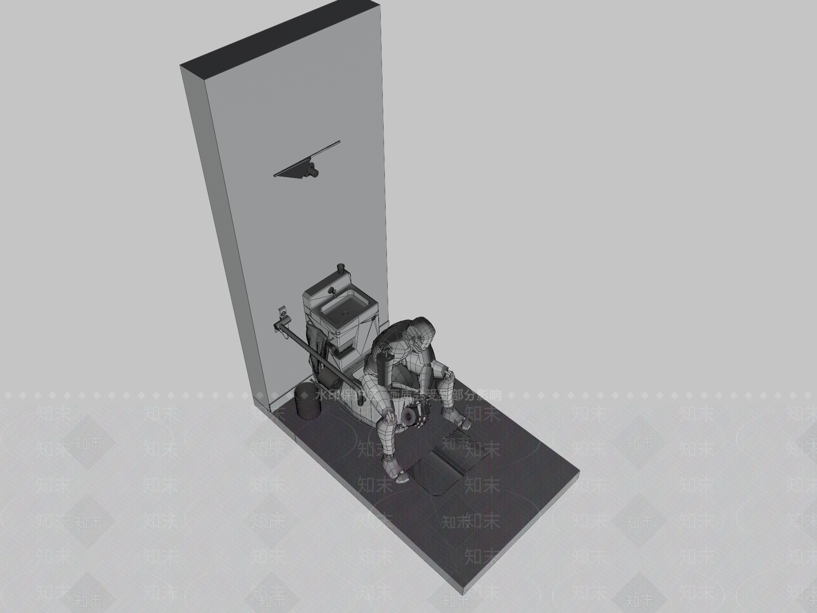 马桶3D模型下载【ID:1193141662】
